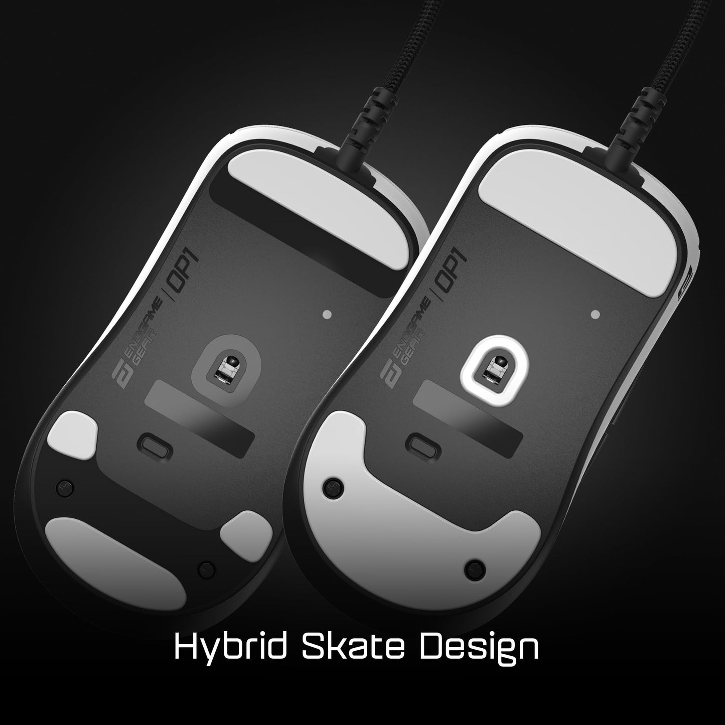 ENDGAME GEAR OP1 Wired Gaming Mouse - 8000Hz Polling, PixArt PAW3395 Sensor, Kailh GX Switches, White