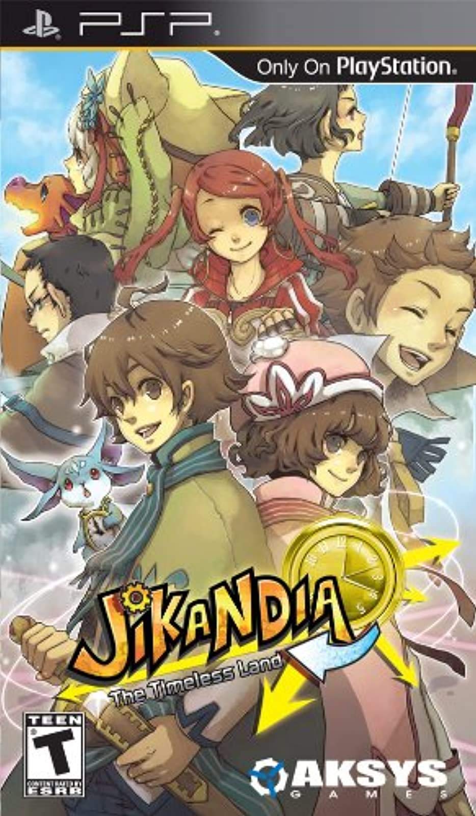 Aksys Jikandia: The Timeless Land - Sony PSP Game, Model 893610001419