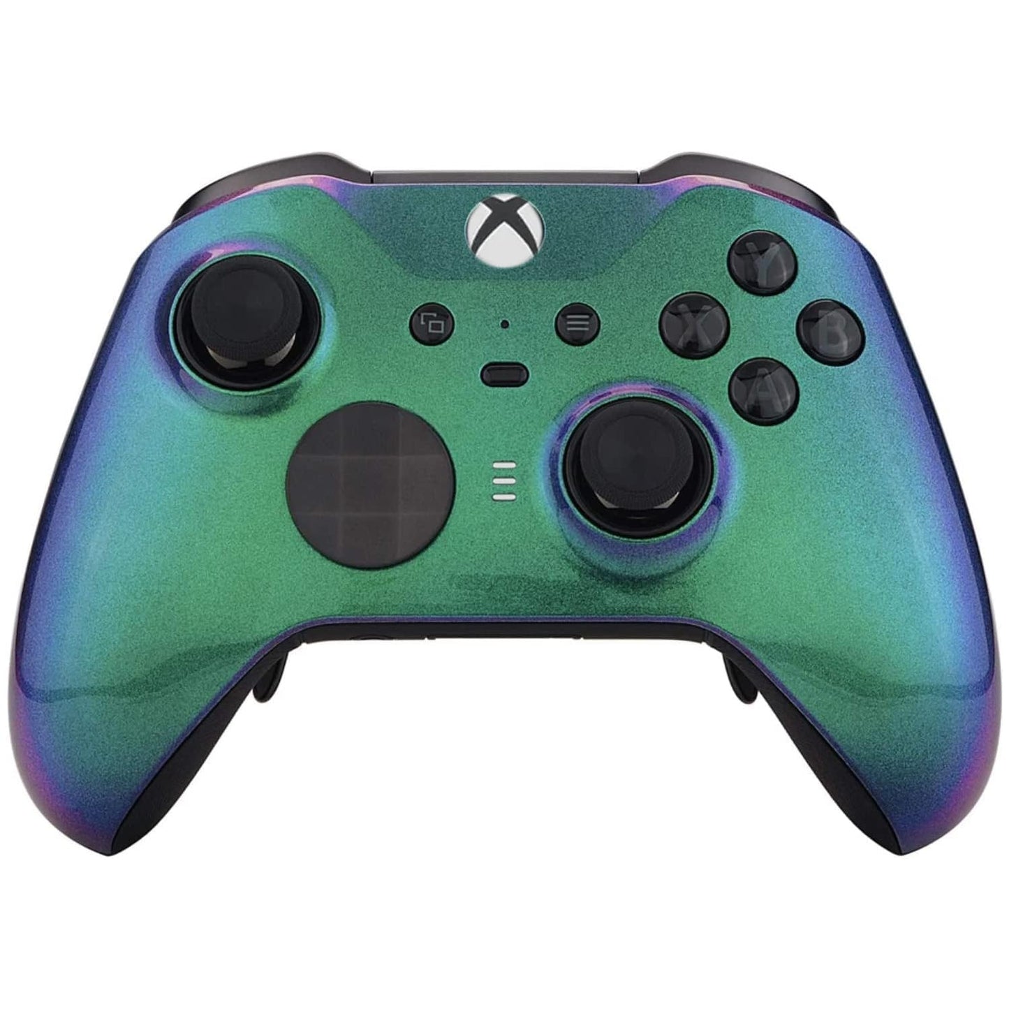 Custom Controllerzz Elite Series 2 Controller Compatible With Xbox One Xbox Series S and Xbox Series X (Green & Purple Chameleon)