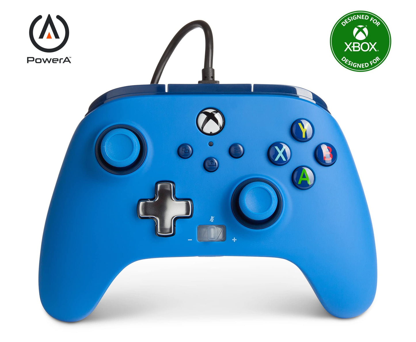 PowerA Enhanced Wired Controller for Xbox Series X|S - Blue Officially Licensed for Xbox