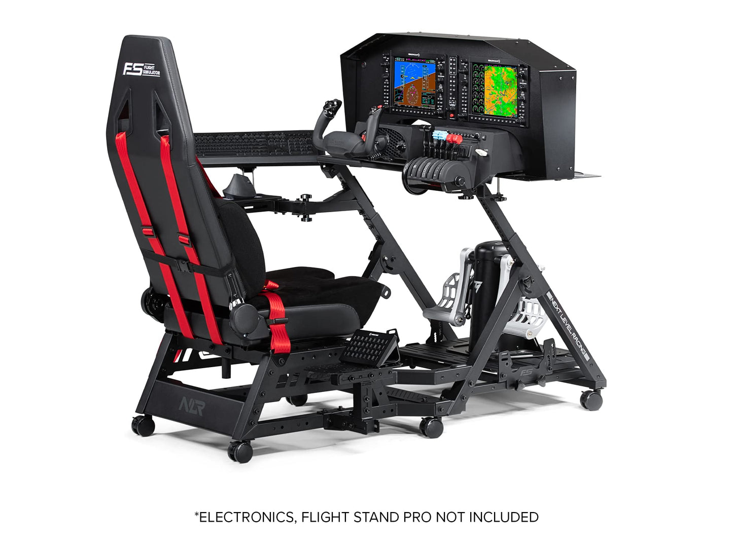 Next Level Racing Flight Seat Pro NLR-S033 - Black Racing Simulator Seat