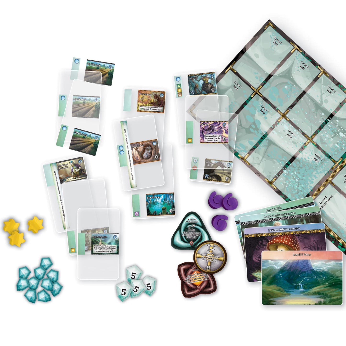 AEG Mystic Vale: Essential Edition Fantasy Card-Crafting Game, 2-4 Players, Ages 14+, Cardboard, Multicolor, Model AEG-7115