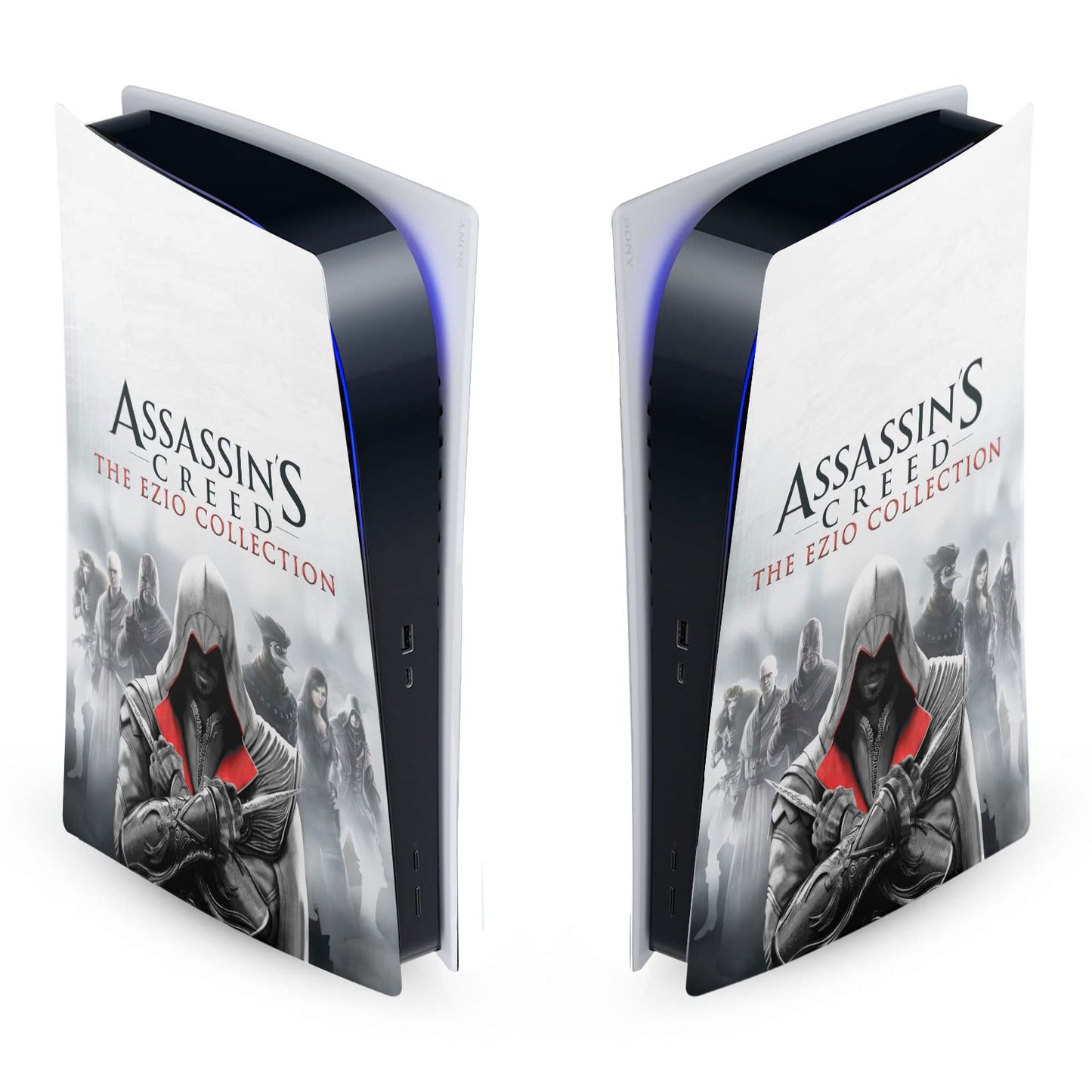 Head Case Designs Officially Licensed Assassins Creed Cover Art Brotherhood Graphics Vinyl Faceplate Sticker Gaming Skin Decal Cover Compatible With Sony PlayStation 5 PS5 Digital Edition Console