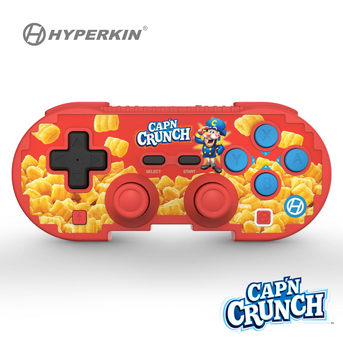 Hyperkin special edition Pixel Art Wireless Bluetooth Controller - Officialy Licensed - Capn Crunch Controller For Nintendo Switch/Oled PC Mac Android iOS