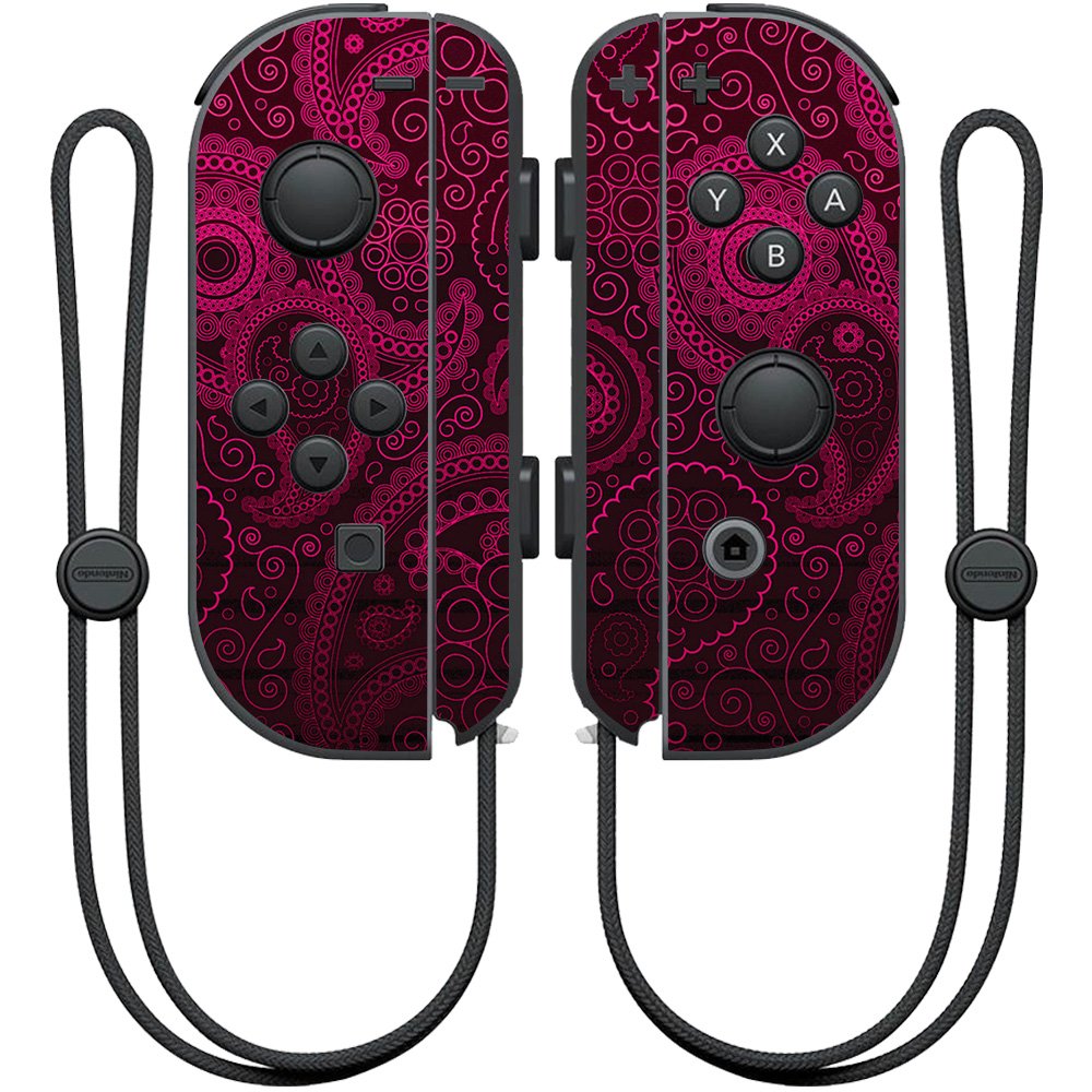 MightySkins Skin Compatible with Nintendo Joy-Con Controller wrap Cover Sticker Skins Paisley