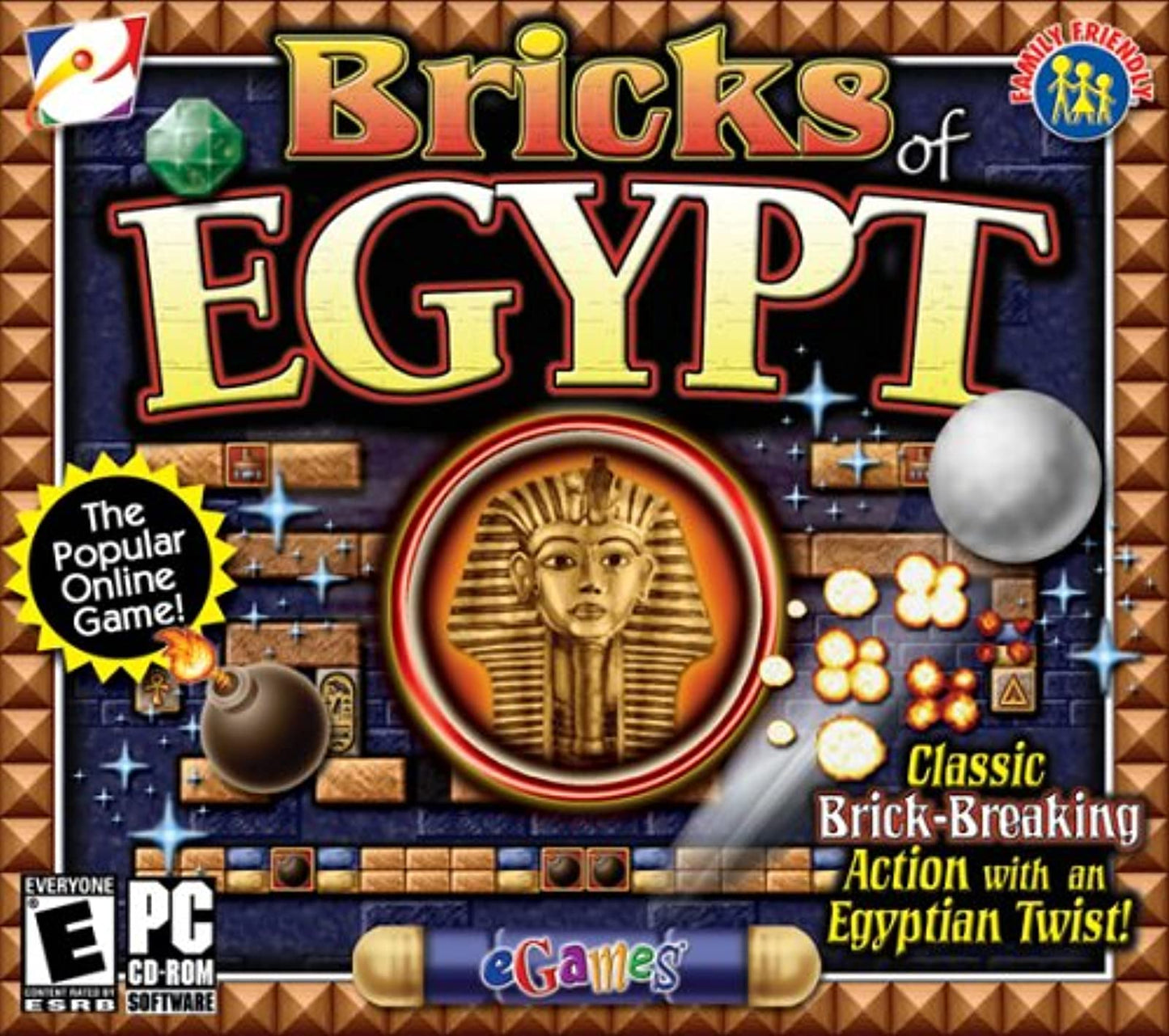 eGames Bricks Of Egypt - PC Game, Model 14105600, Adventure Puzzle Gameplay