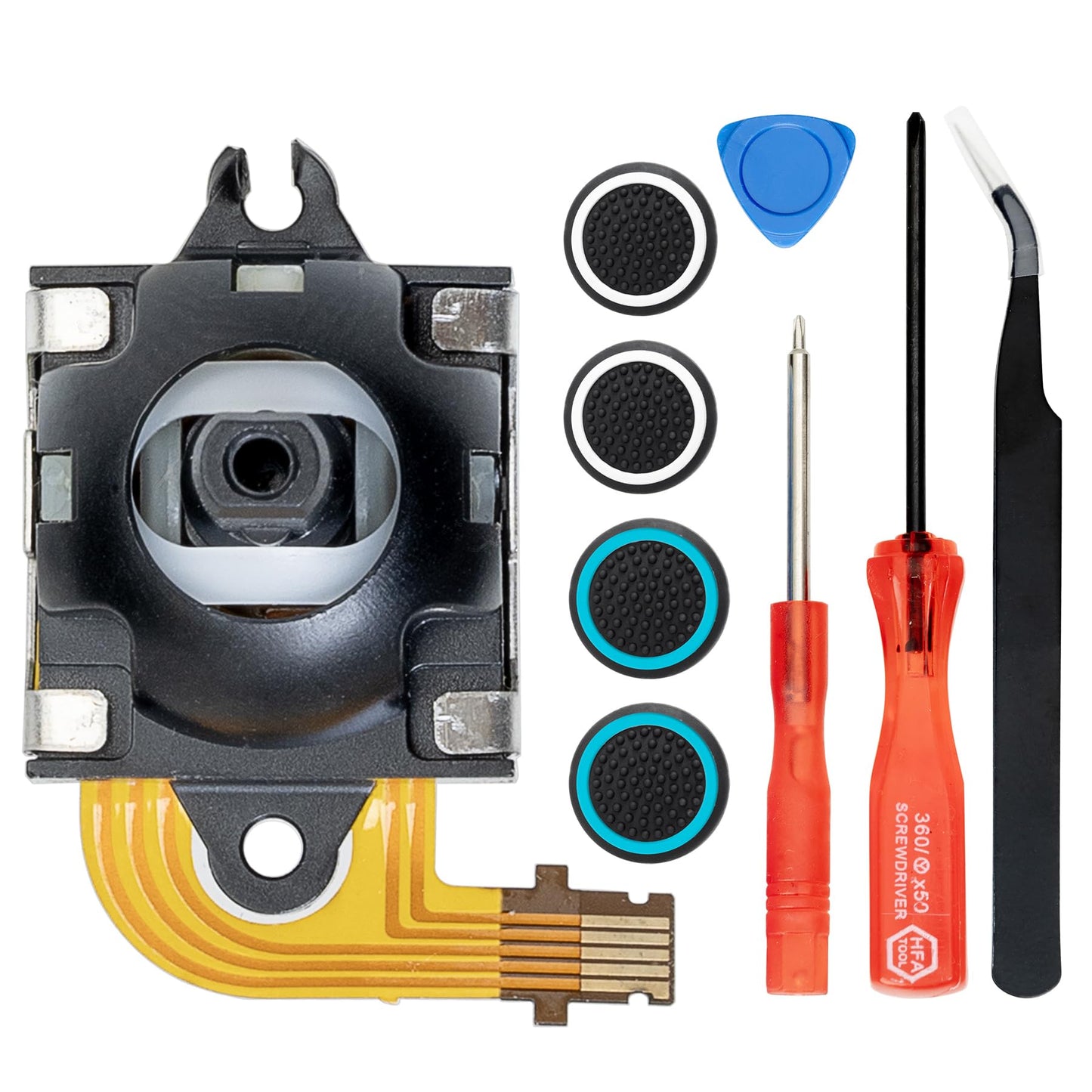 Sedicoca 1-Pack Right Joystick Replacement Kit for PlayStation Portal PS Portal Console/PS5 VR2Controller Analog Thumb Stick Repair Hall Effect Joystick for PS5 Portal/PSVR2 Controller(Right Joystick)