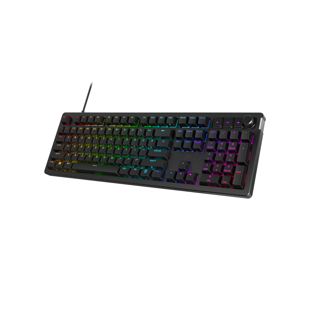 Hypeformula Alloy Rise - Hot-Swappable Mechanical Gaming Keyboard PC Ambient Light Sensor Gasket Mounted Linear Switches