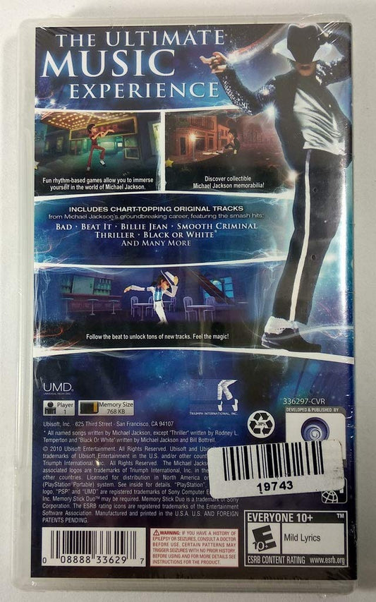 Ubisoft Michael Jackson The Experience Game for Sony PSP - Model 33629