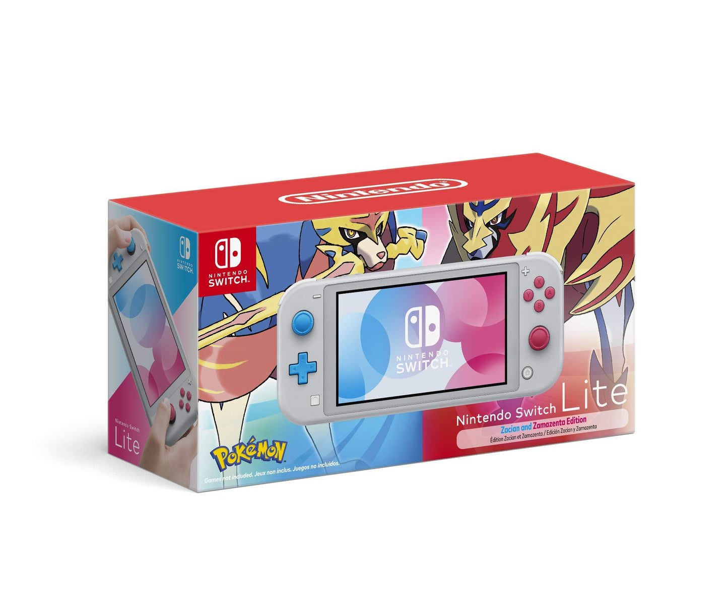 Nintendo Switch Lite - Pokemon decorative item and Shield Edition - Light Gray (HDH-001) (refurbished)