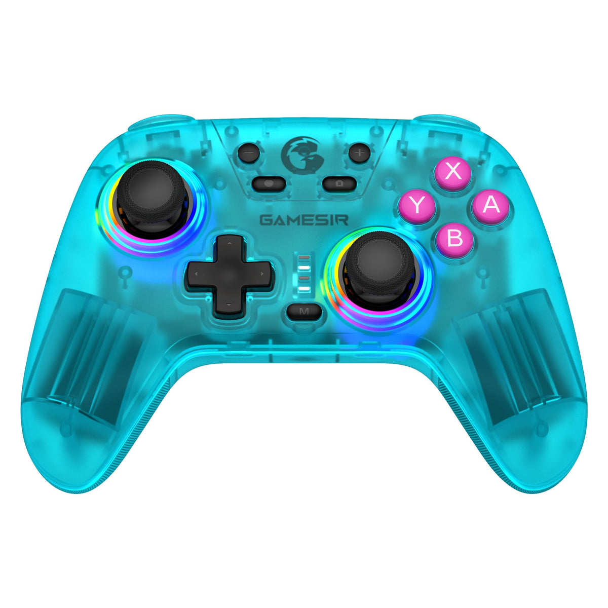 GameSir Nova Wireless Switch Pro Controller - Switch/Lite/OLED Hall Effect Joysticks RGB LED Turbo Programmable Motion Control Wake Up Function (Green)