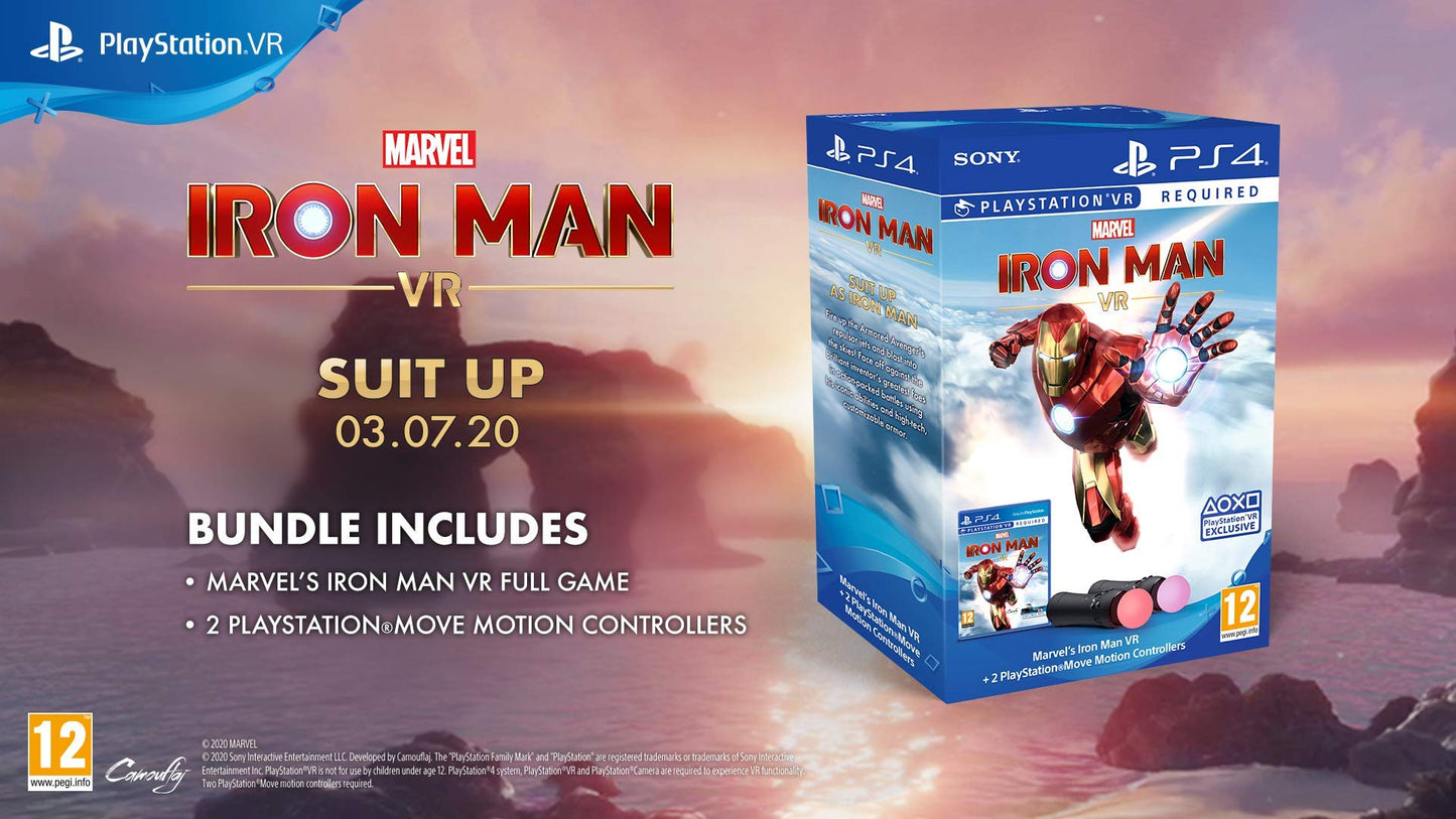 Marvels Iron Man VR PlayStation Move Controller Bundle (PSVR Required)
