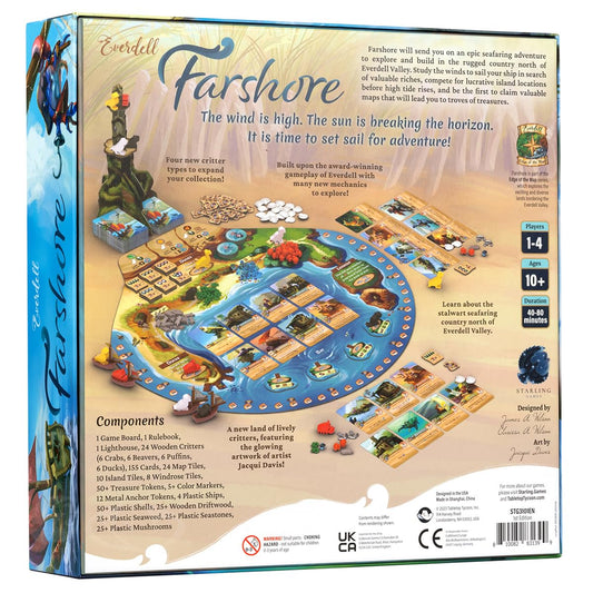 Starling Games Everdell Farshore Collector’s Edition Board Game – 1-4 Players, Medium Size, Multi-coloured, Strategy Adventure
