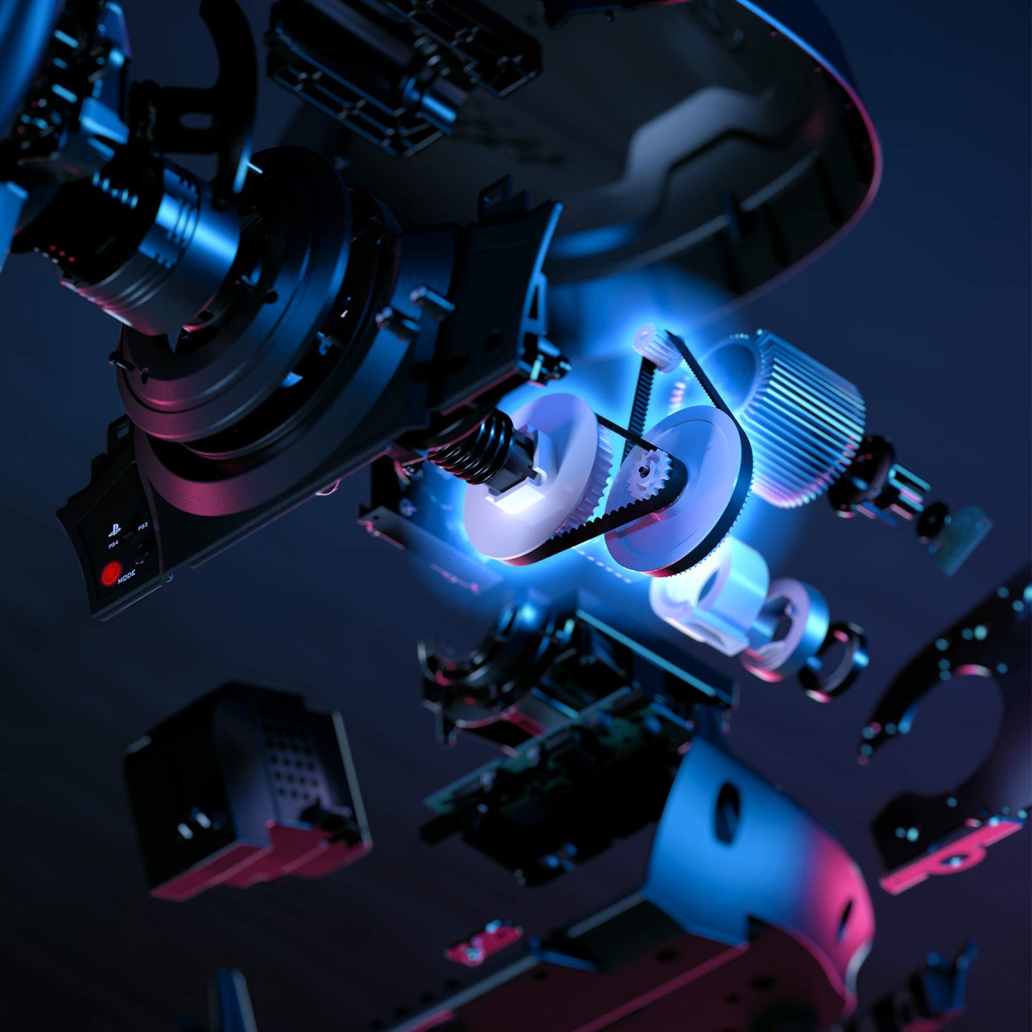 THRUSTMASTER T300 Servo Base for PS5/PS4/PC - Black, Model 4069011