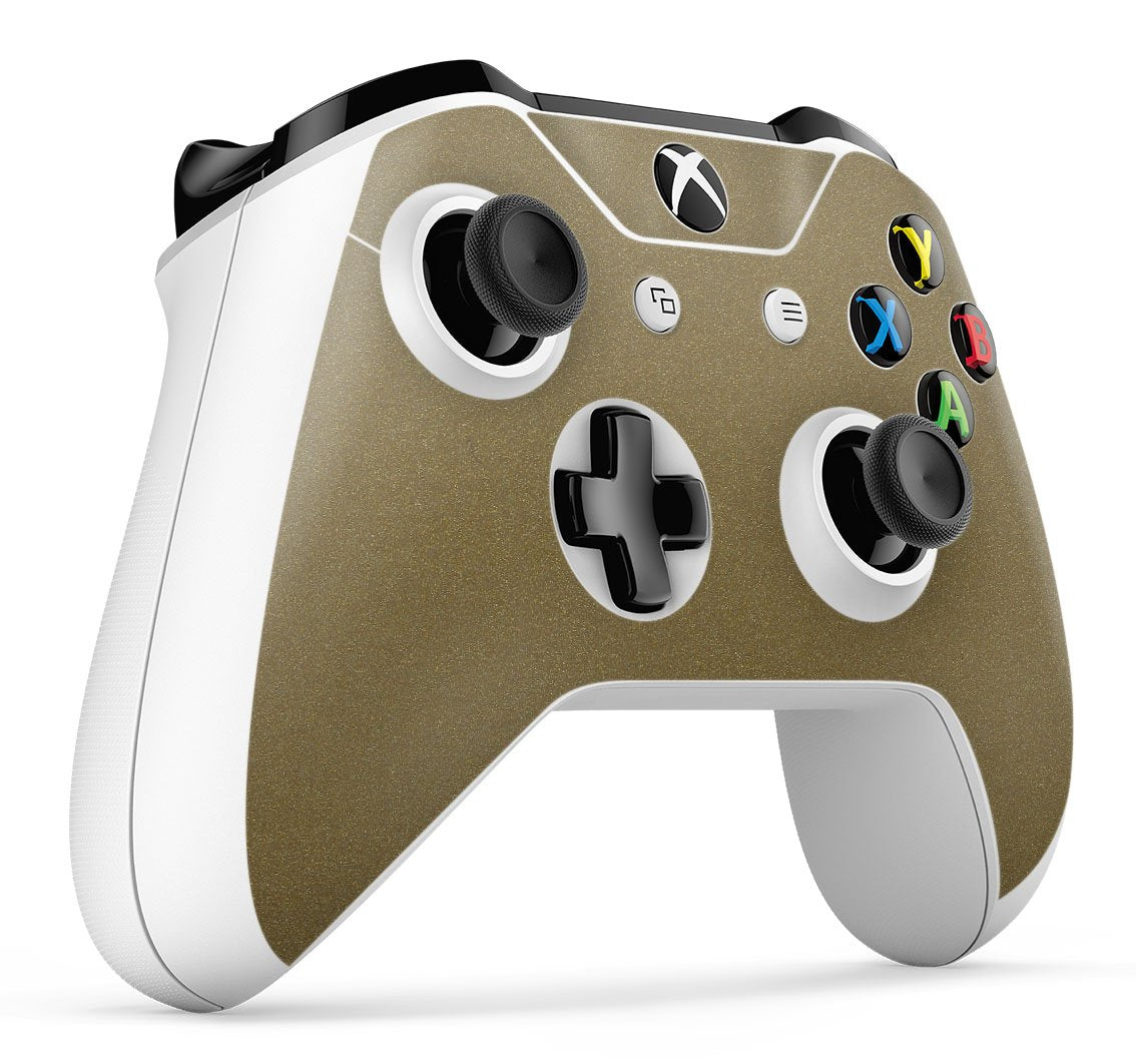 giZmoZ n gadgetZ Xbox One S Metallic Gold Console Skin Decal Sticker + 2 Controller Skins