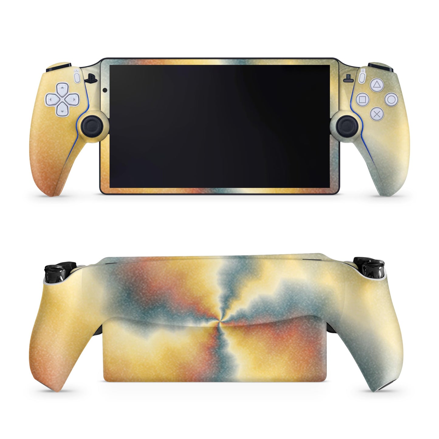 Glossy Glitter Gaming Skin Compatible with PS5 Portal Remote Player - Eye of The Storm - fine 3M Vinyl Protective Wrap Decal Cover - Easy to Apply | Crafted in The USA by MightySkins