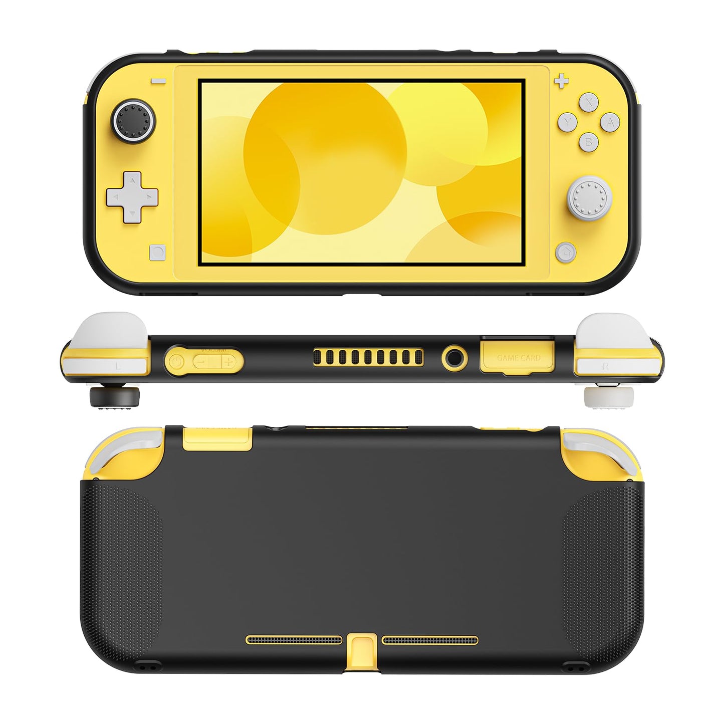 JEMDO Case Compatible with Nintendo Switch Lite 2019 Soft TPU Switch Lite Accessories with Thumb Grip Caps