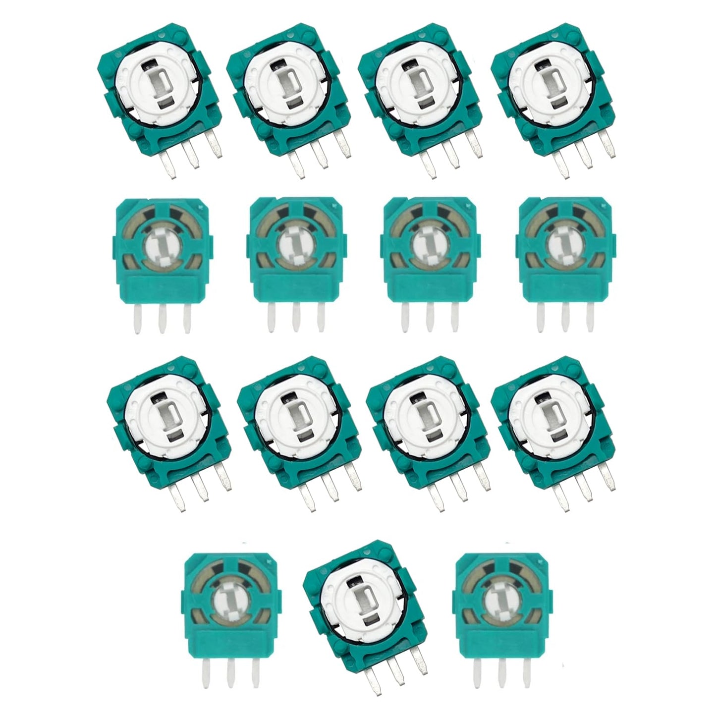 Onyehn 15pcs/Set 2k3 Ohm Potentiometer Replacement for Dualsense PS5 Controller Repair Part Trim Pot Resistor Module Sensor for ALPS Analog Joystick