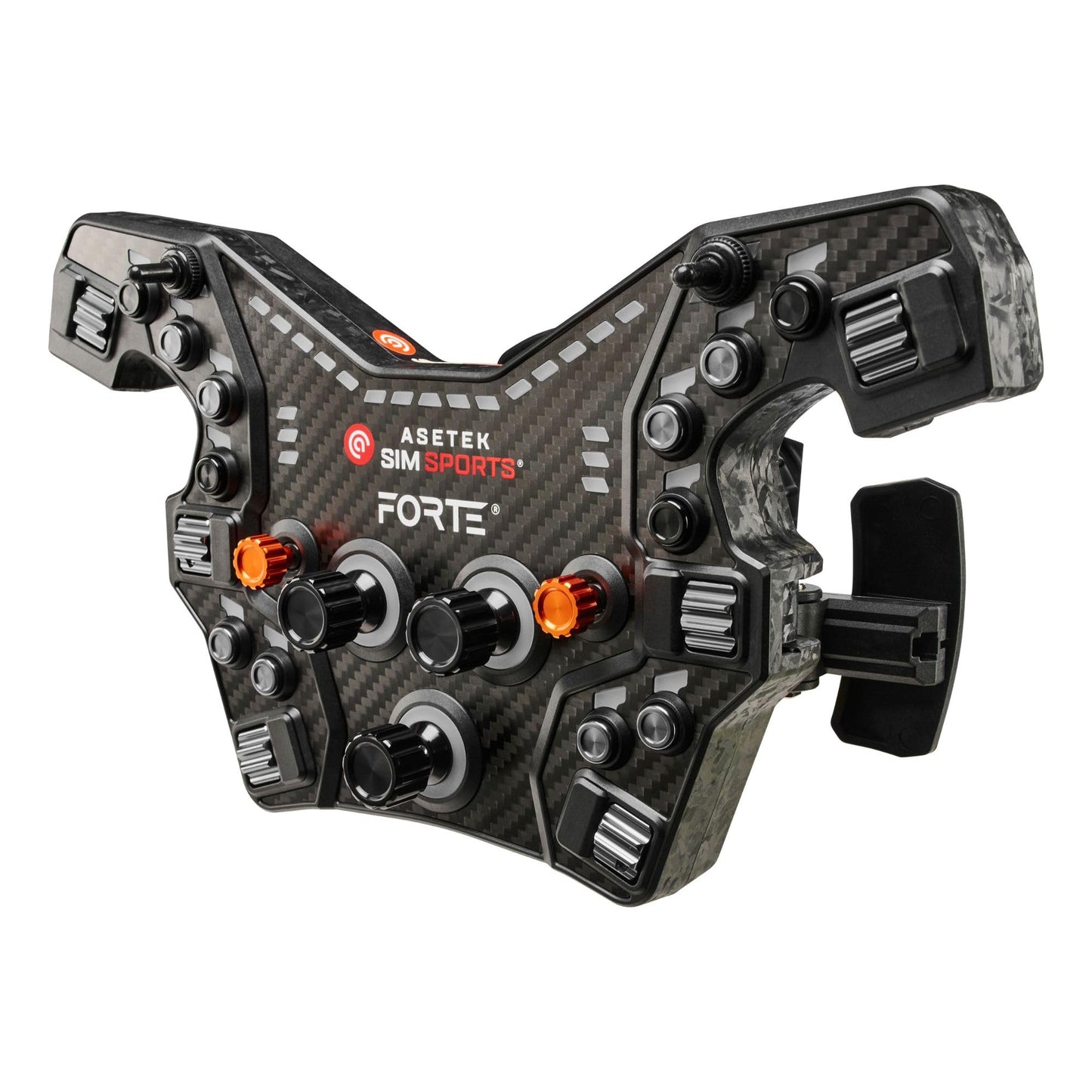 ASETEK Forte Formula Button Box Gaming Steering Wheel | Premium Steering Wheel Gaming for PC | High Precision & Customizable Controls