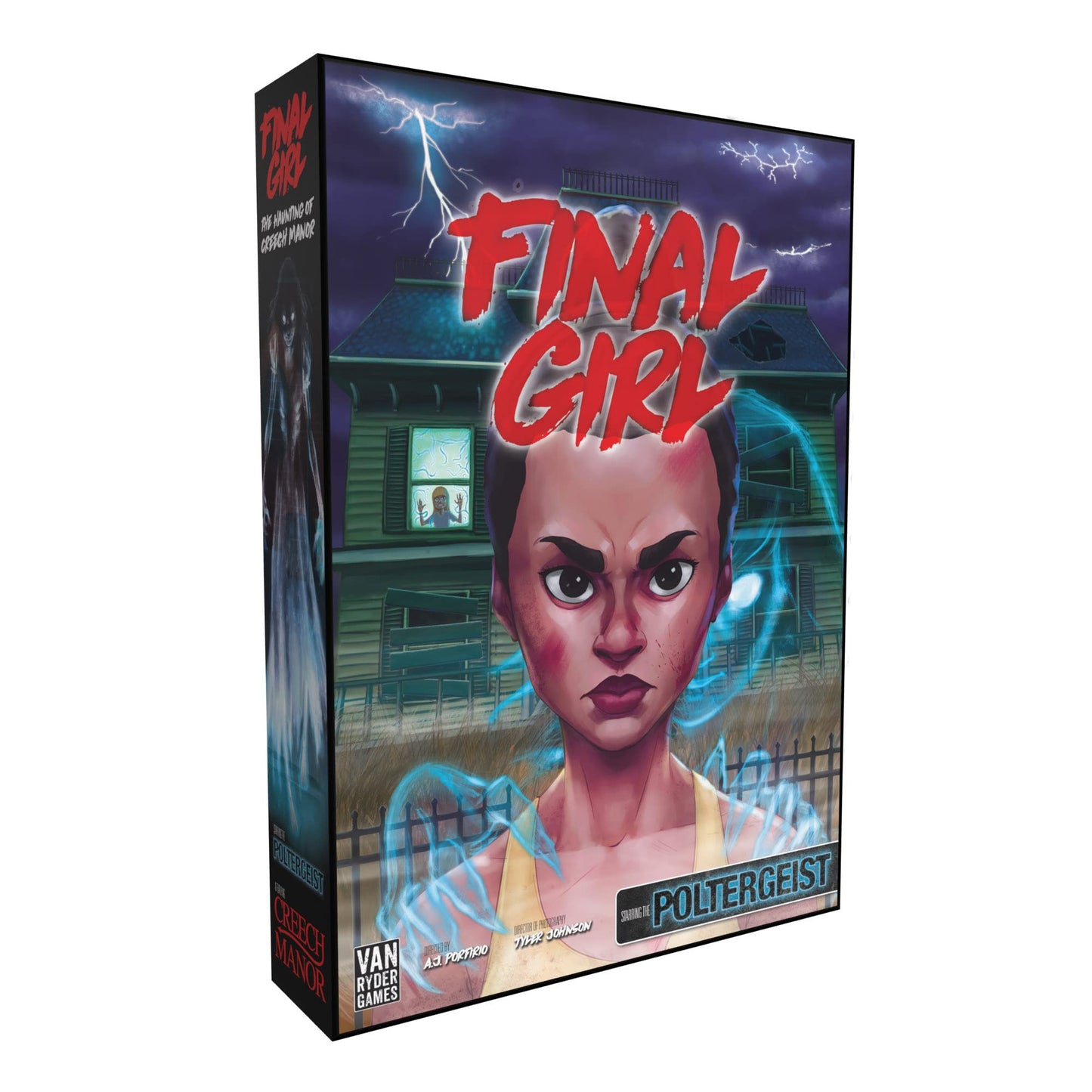 Van Ryder Games - Final Girl - Haunting of Creech Manor Feature Film Box - Core Box Required - 1 Player Board Game - 20-60 Minutes Gameplay - Ages 14+
