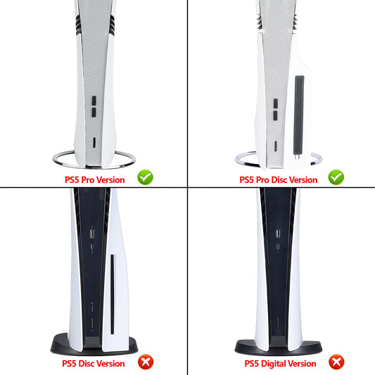 PlayVital PS5 Pro Dust Filter & Silicone Plug Set, Anti-Dust Protection, Easy Installation, White