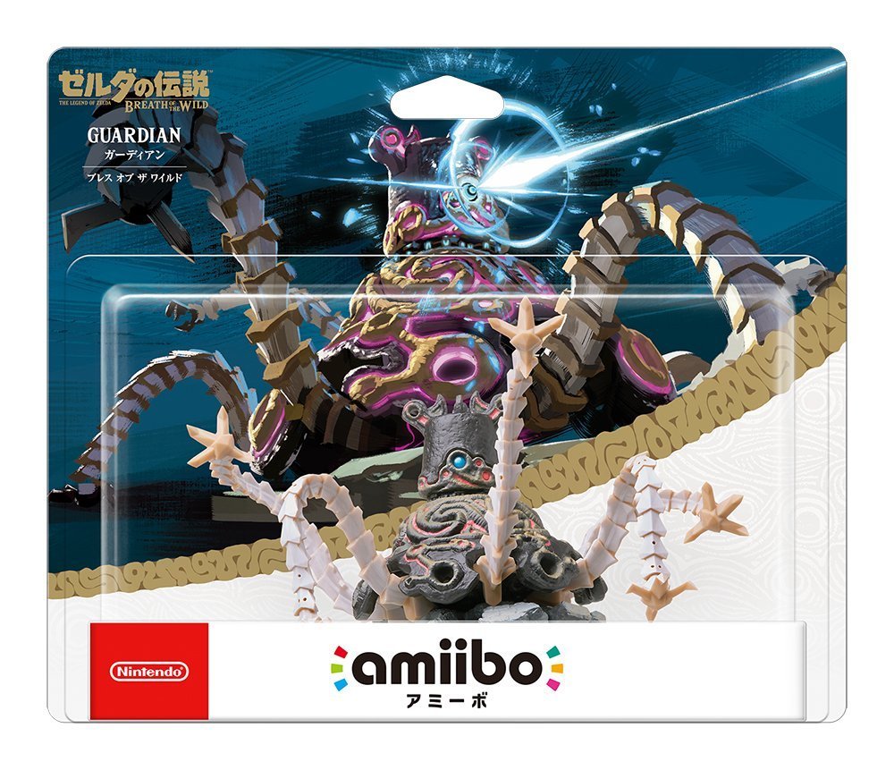 Nintendo Amiibo Guardian - The Legend of Zelda: Breath of The Wild - 3 Inches - Japan Import