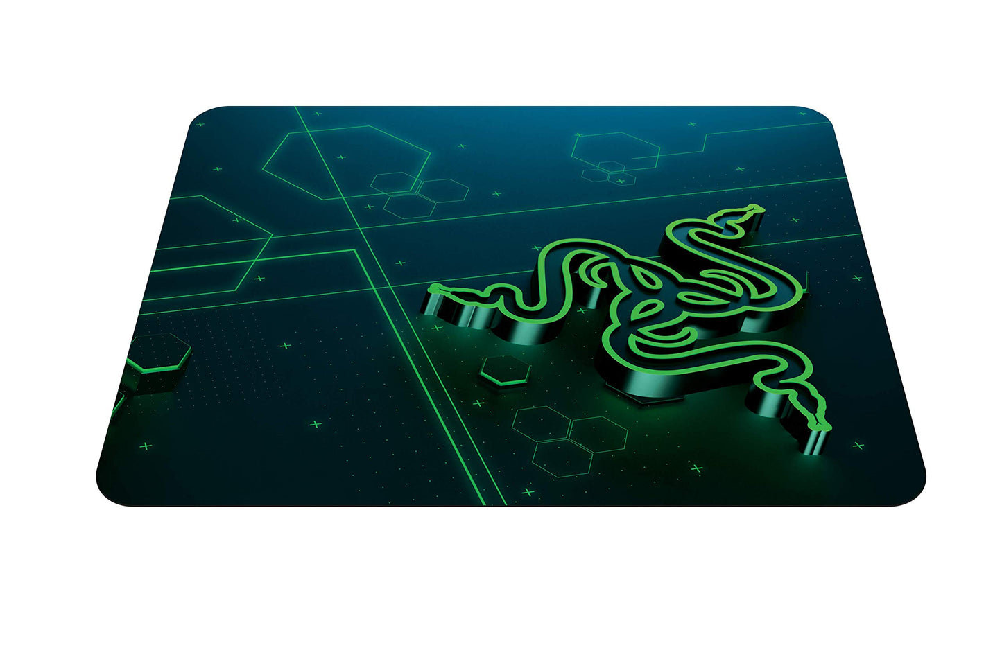 Razer Goliathus Mobile Soft Gaming Mouse Mat - Compact 8.5x10.6 inches, Blue, Travel-Friendly, Model RZ02-01820200-R3M1