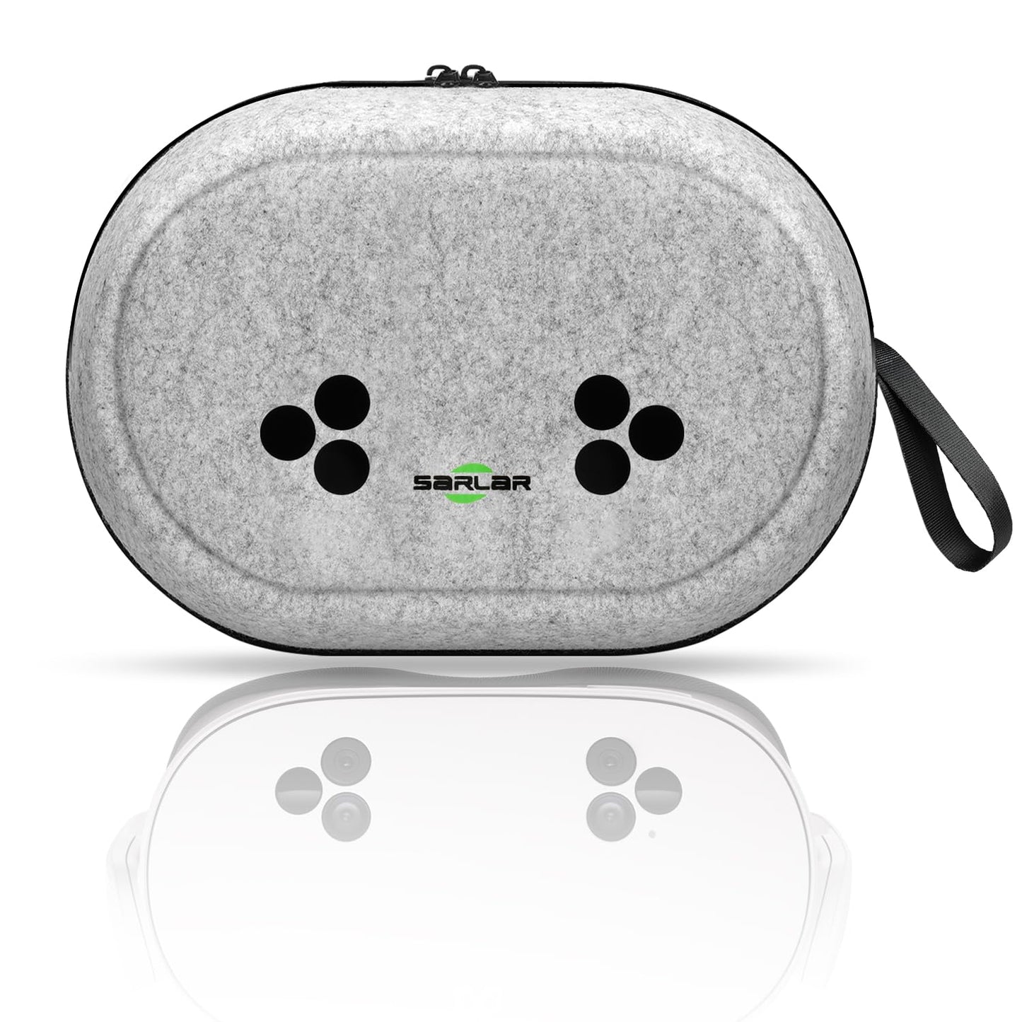 sarlar SY Carrying Case for Meta Quest 3S/Quest 3/Quest 2 Accessories with VR Headset Original Strap Controllers Portable Protection Hard Case with Odor-Free Material for Tpartyl and Home Storage
