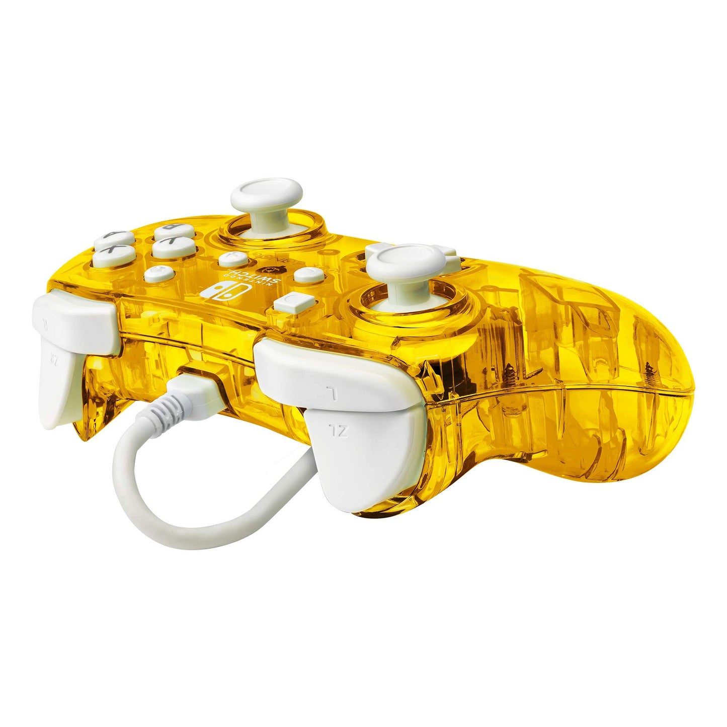 PDP Wired Gaming Switch Pro Controller - Pineapple Pop Yellow - Compact & Durable - OLED Compatible - Model 500-181-NA-YL