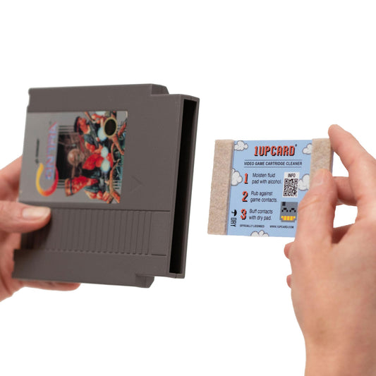 1UPcard Universal Game Cartridge Cleaner - 3 Card Pack for Game Consoles