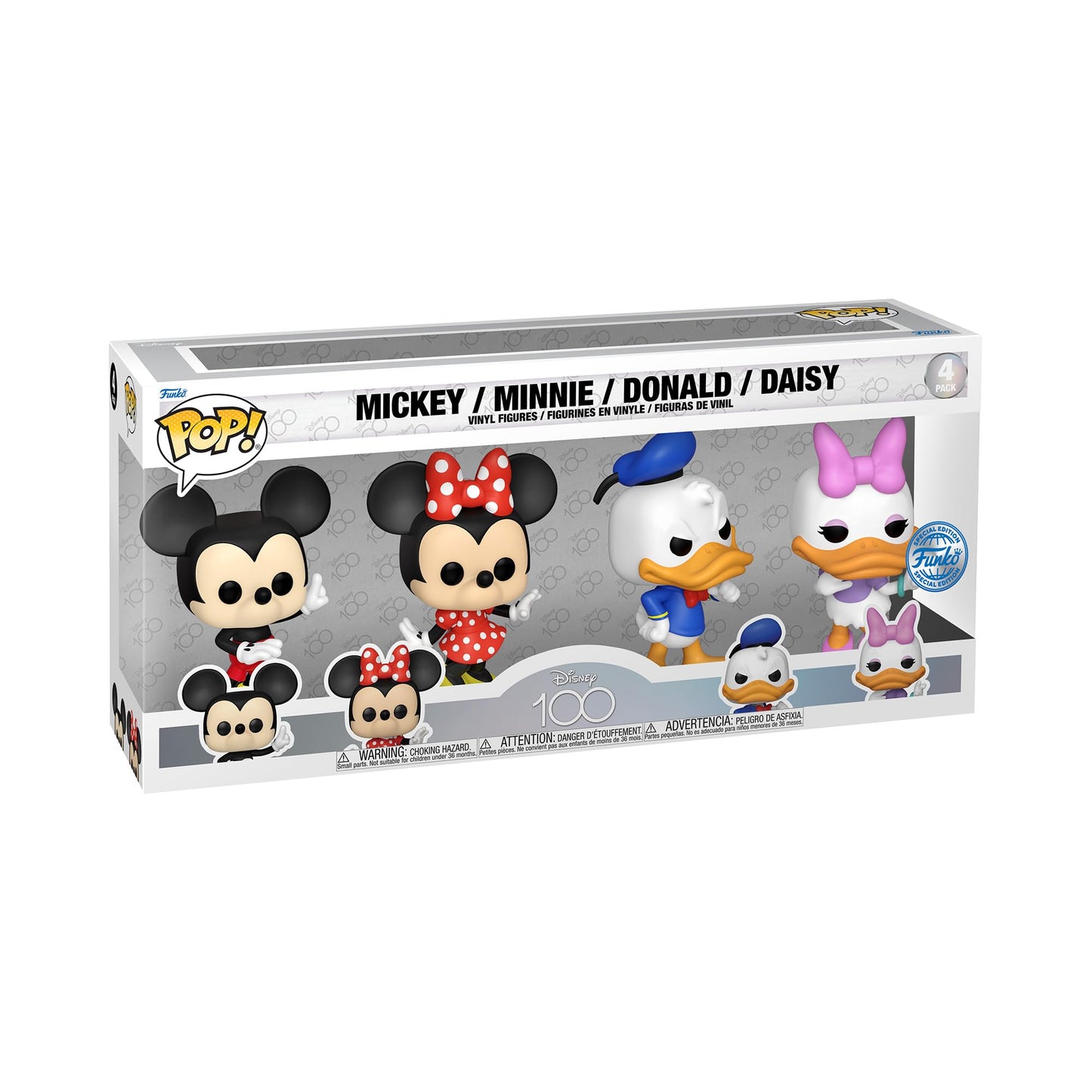 Funko Pop! character-themed: character-themed Classics 4PK - Daisy Duck - Vinyl Collectible Figure - Gift Idea - Official Merchandise - Toy for Children and Adults - Movies Fans - Model Figure for Collectors