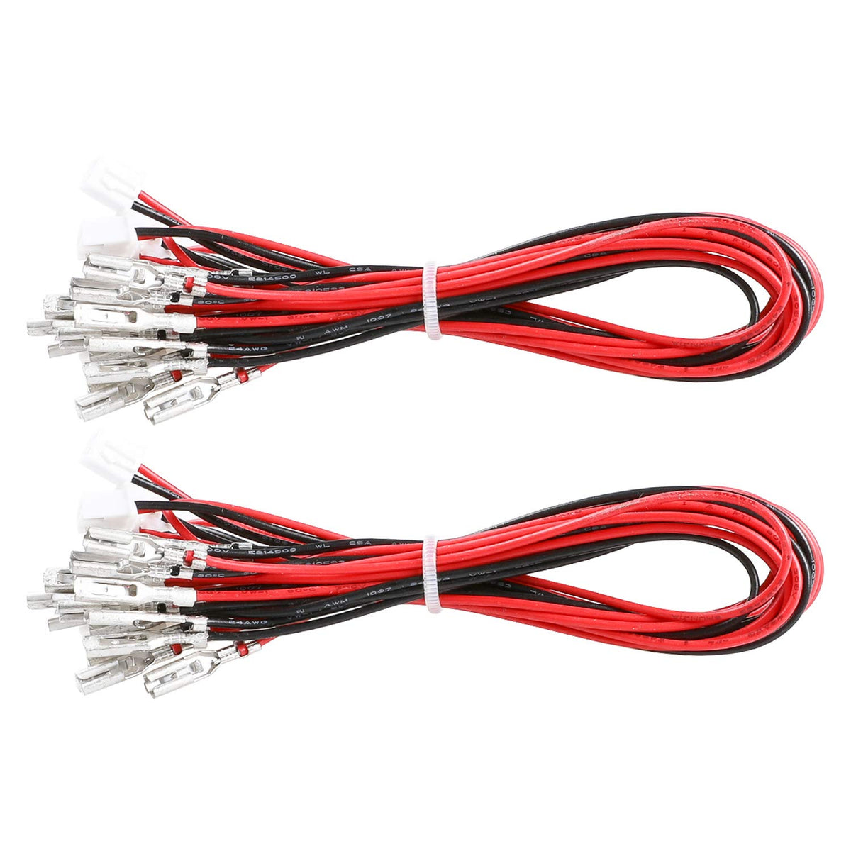 Guwarry 20 Pcs/Lot Zero Delay USB Encoder Jumper Wires Terminals Size 0.110 (2.8mm) Compatible with SANWA Arcade Buttons Seimitsu Japan Style Arcade Buttons/JST XH2.54 Plugs to .110