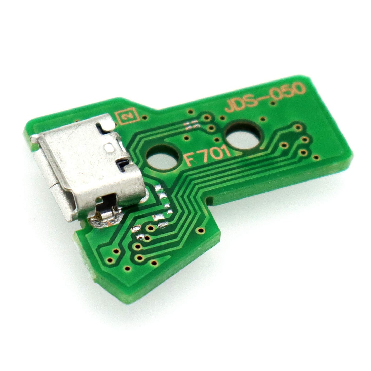 Deal4GO JDS-050 Micro USB Charging Port Board for PS4 Dualshock Controller - 12-Pin Replacement Socket