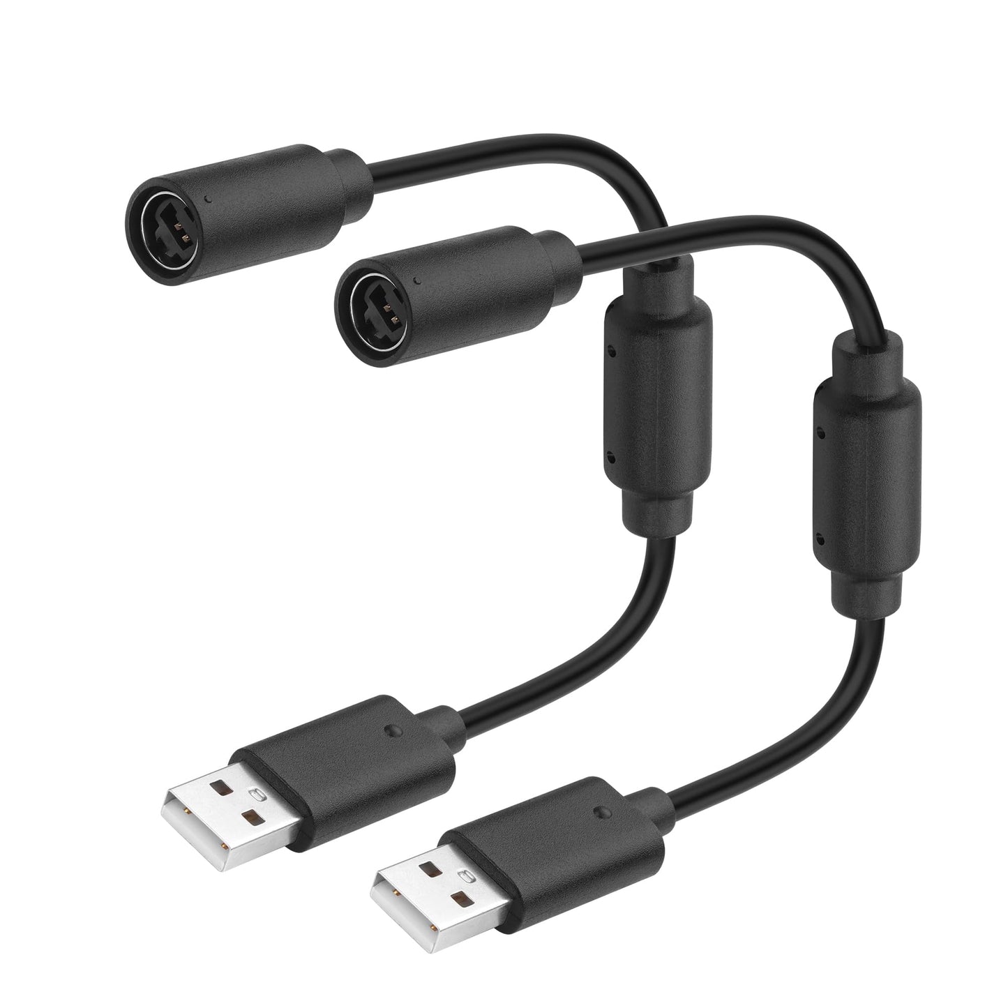 YAODHAOD USB Breakaway Cable for Xbox 360 USB Breakaway Cable for Logitech G920 G923 G27 G29 Driving Force & Thrustmaster Ferrari 458 Spider Racing Wheel Cord-2PCS