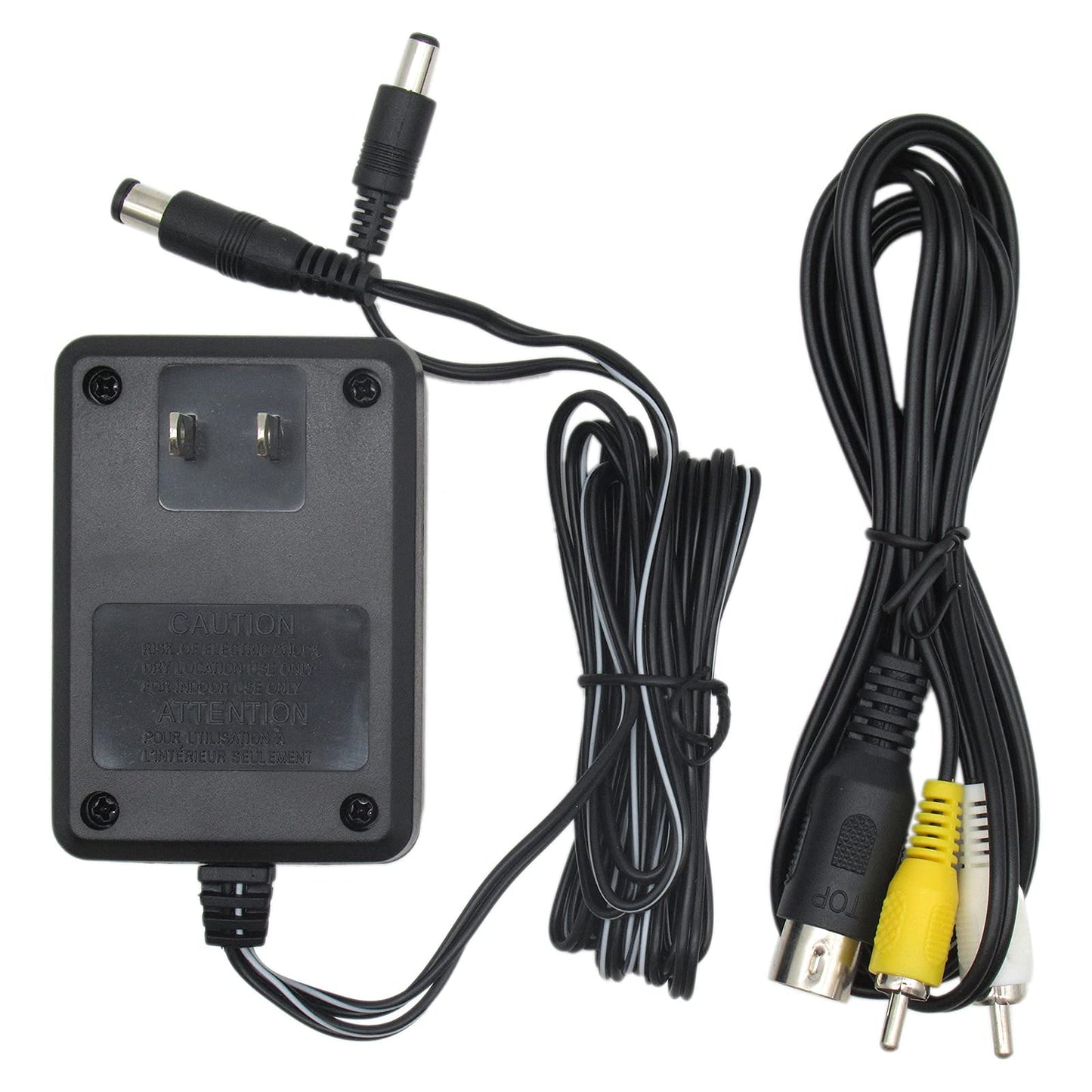 Acupress New AV Cable and AC Power Cord Bundle for SEGA Genesis 1 (Model: 1601)