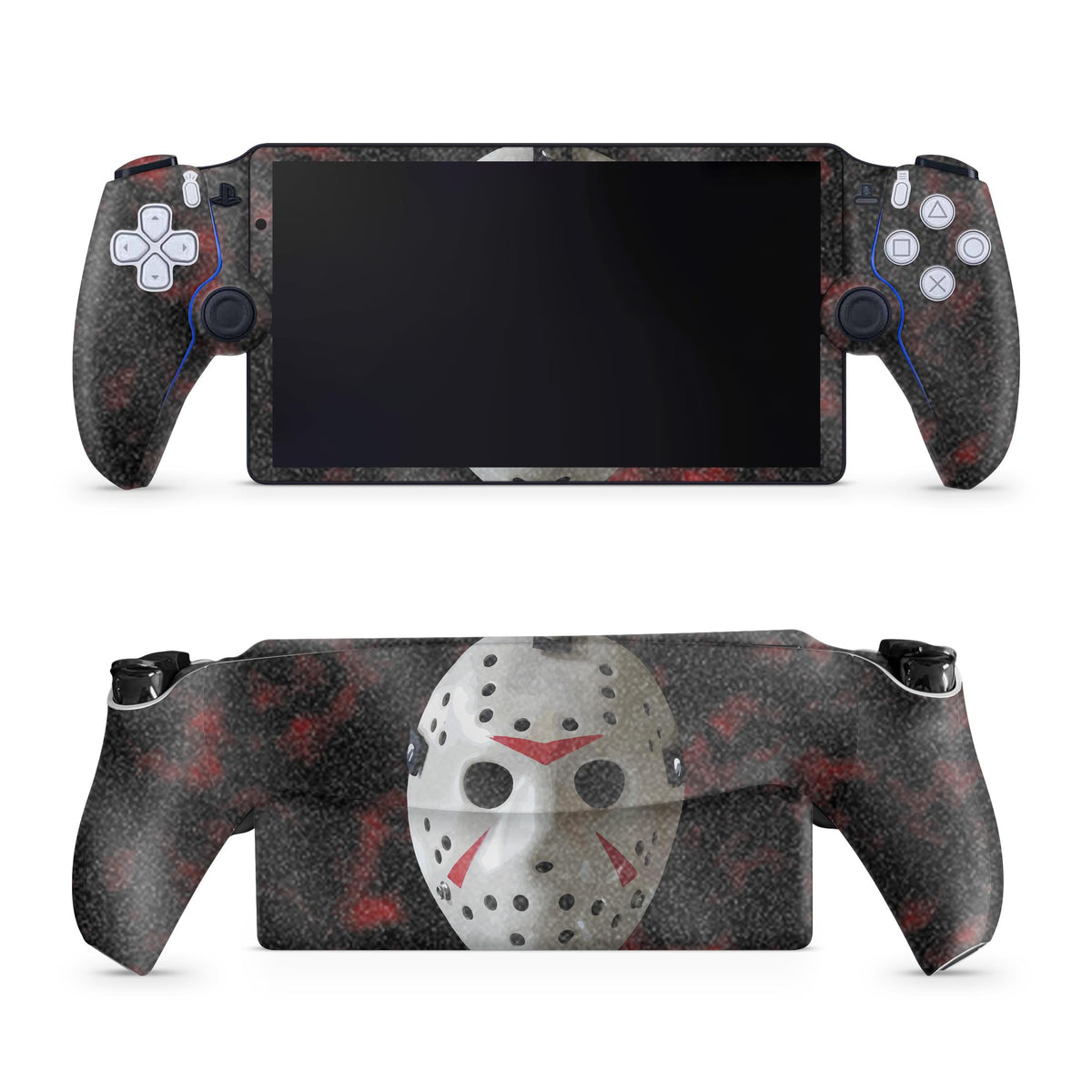 Glossy Glitter Gaming Skin Compatible with PS5 Portal Remote Player - 13th Nightmare - fine 3M Vinyl Protective Wrap Decal Cover - Easy to Apply | Crafted in The USA by MightySkins