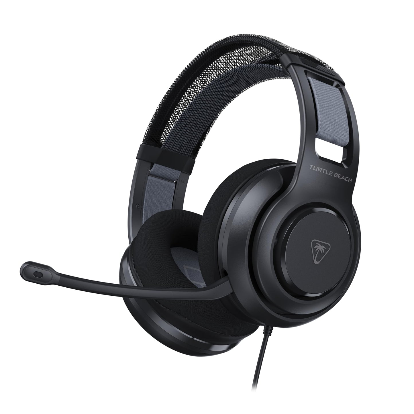 Turtle Beach Atlas 200 Wired Multiplatform Gaming Headset for Xbox PlayStation PC w/ 3.5mm Wired Connection - 50mm Nanoclear Drivers Flip-to-Mute Mic Memory Foam Cushions - Black
