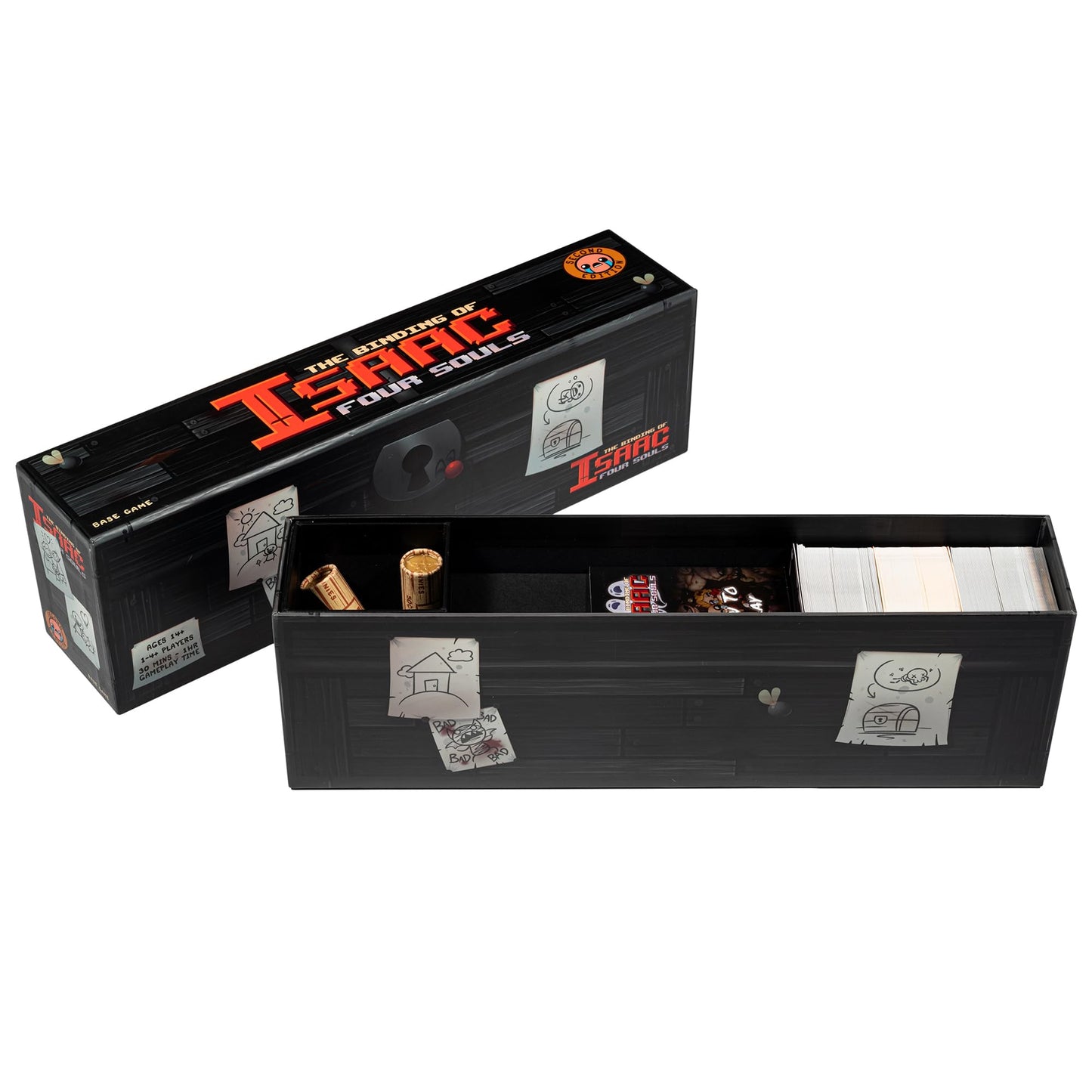 Maestro Media The Binding of Isaac: Four Souls Card Game, 1-4+ Players, Ages 13+, Multicolor, Model 2617E