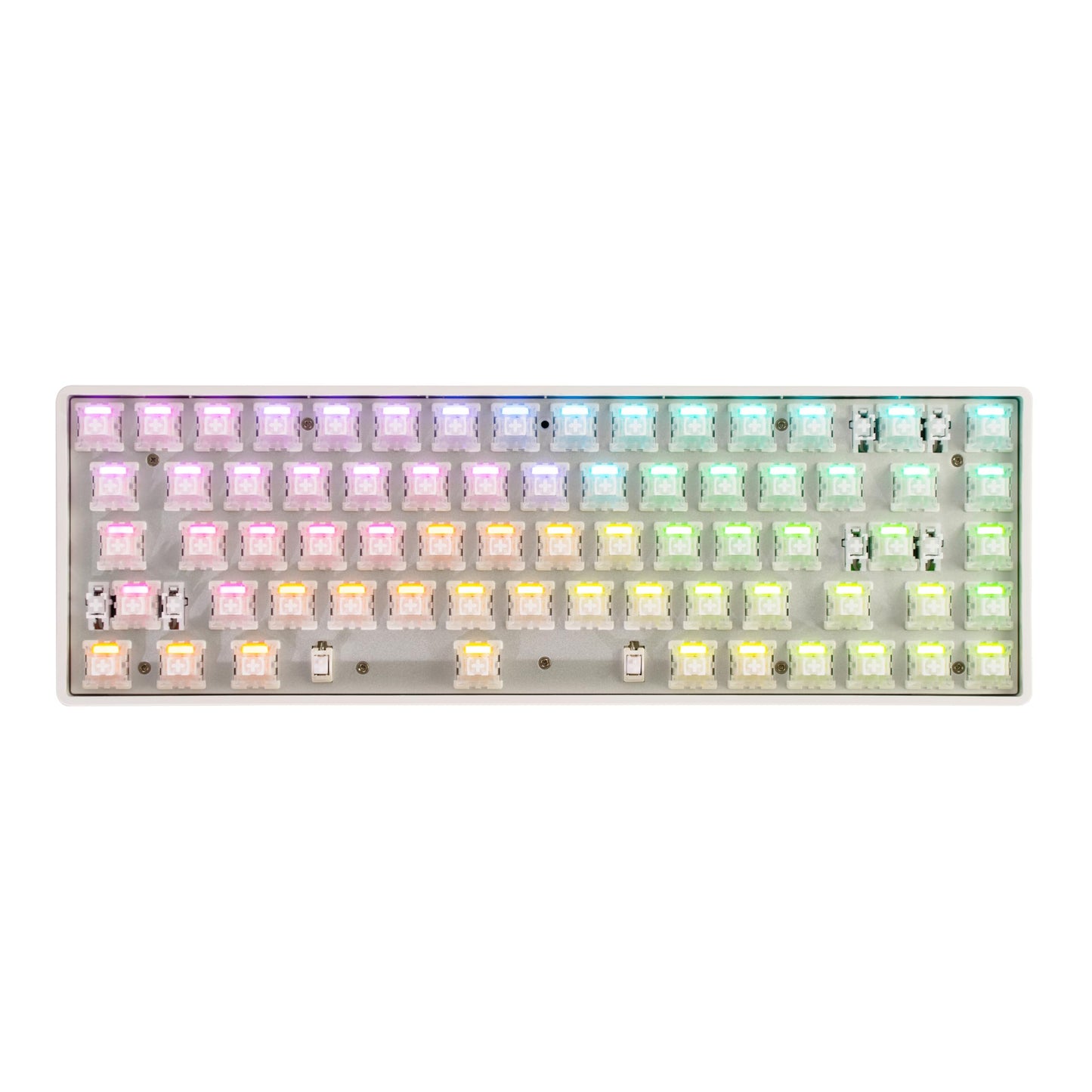 DrunkDeer G65 Rapid Activate Mechanical Keyboard Magnetic Switch 68 Keys Gaming Keyboard 65% Size RGB Compact USB Wired Barebone No Keycap Gray