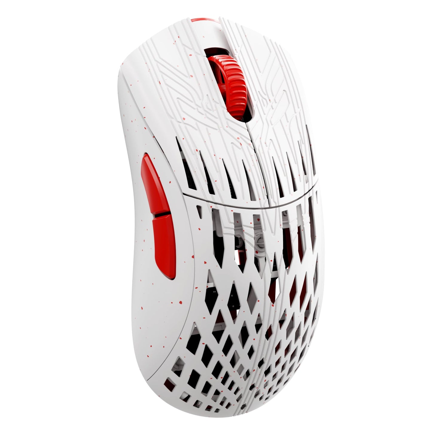 PWNAGE Stormbreaker Carbon Fiber MAX CF Wireless Gaming Mouse 8kHz - 45grams Ultralight Esports Pro Gamer Flawless Professional PAW3950 Optical Sensor 36k DPI - 8000Hz - Large Ergo -Frost Fire