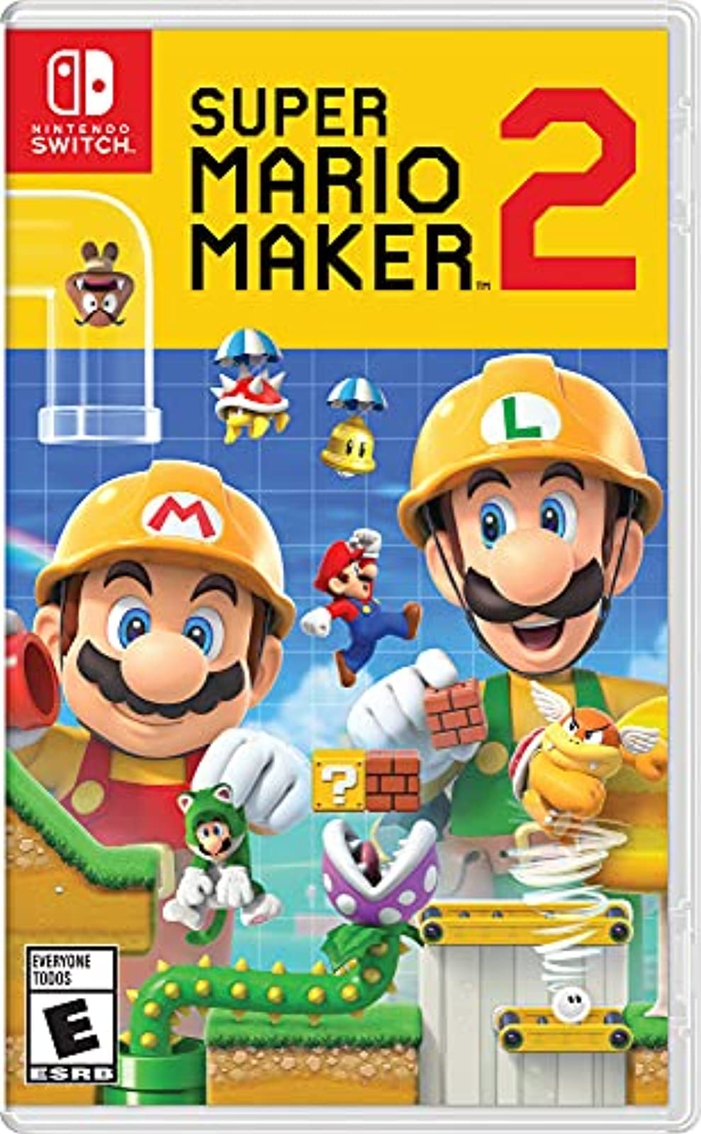 Nintendo Super Mario Maker 2 - US Version, Model HACPBAAQA, Creative Game Design Tool