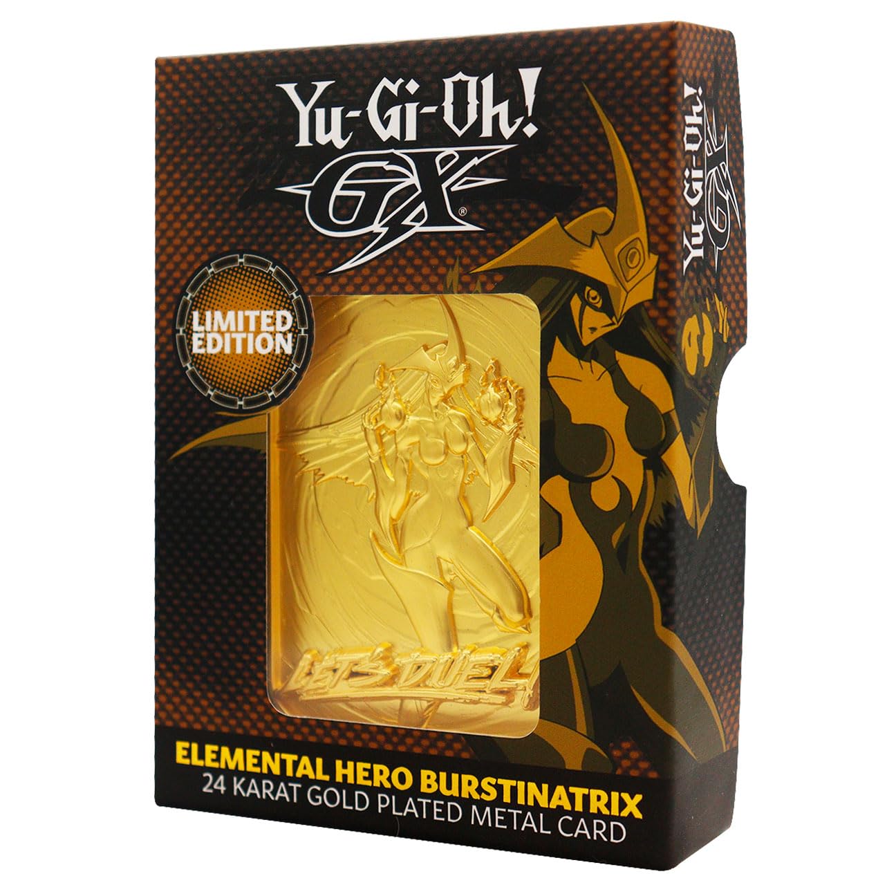 Yu-Gi-Oh! Elemental Hero Burstinatrix 24K Gold Plated Ingot