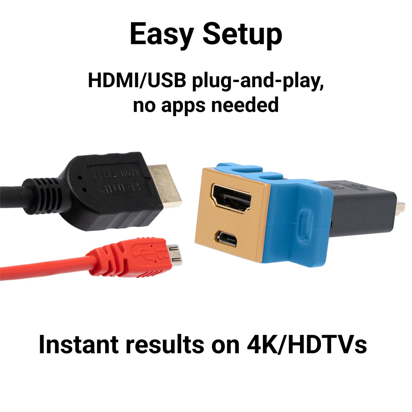 Marseille mClassic Switch Edition - Game Mode Enhancer for Nintendo Switch - 1440p/60Hz - Blue - Model MC9007-C