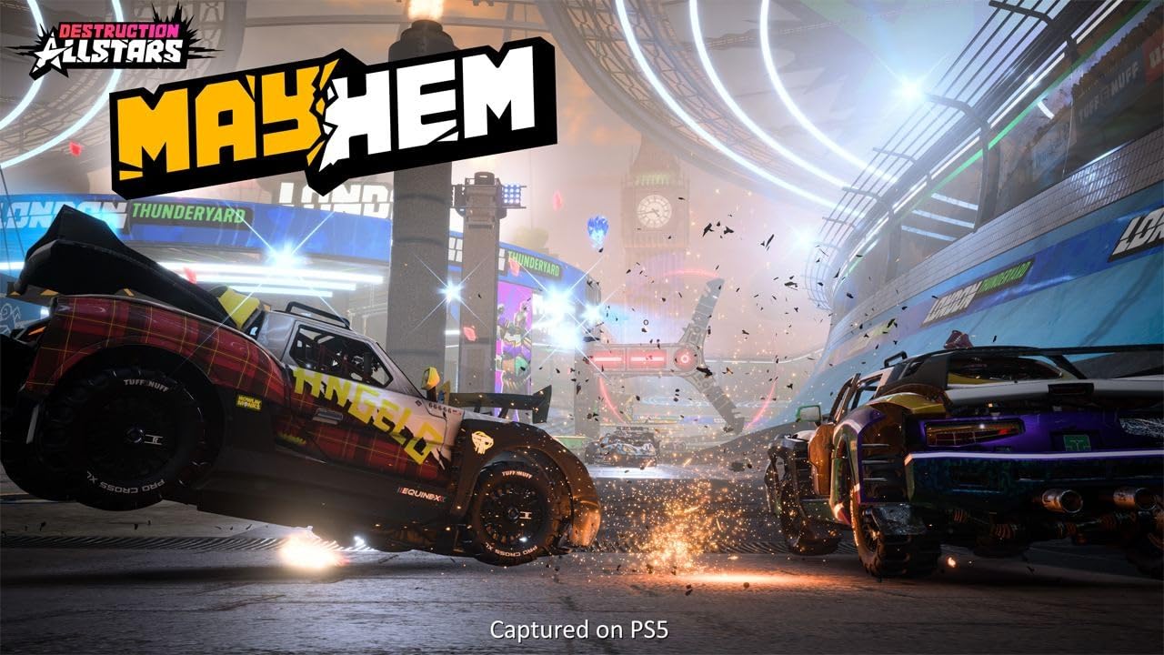 Sony Destruction Allstars PS5 - Action-Packed Multiplayer Game, Model 711719814023