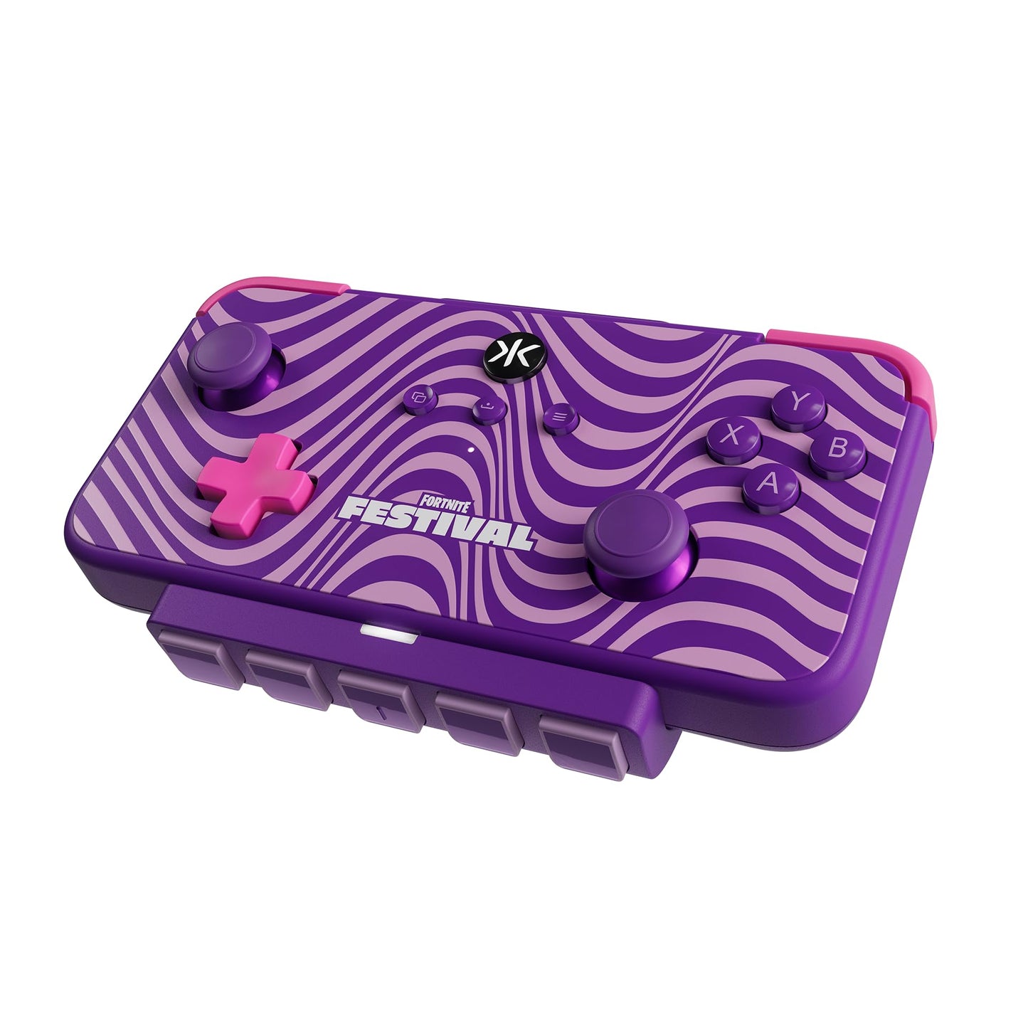 CRKD NEO S Controller Purple Wave for PC iPhone iPad Android Nintendo Switch/Switch 2 Smart TV (Fortnite Festival Edition)