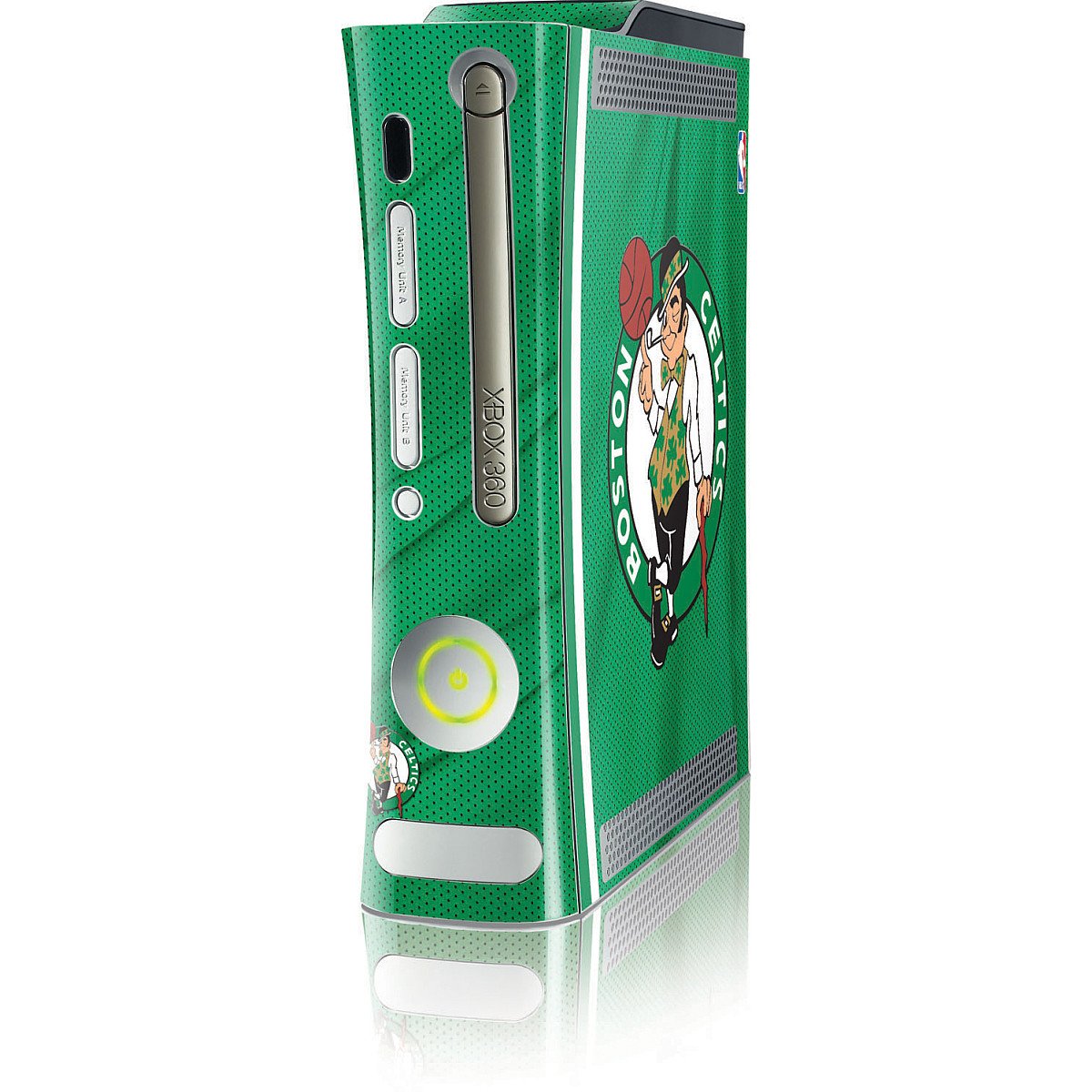 Skinit Decal Gaming Skin Compatible with Xbox 360 (Includes HDD) - Officially Licensed NBA Boston Celtics Design