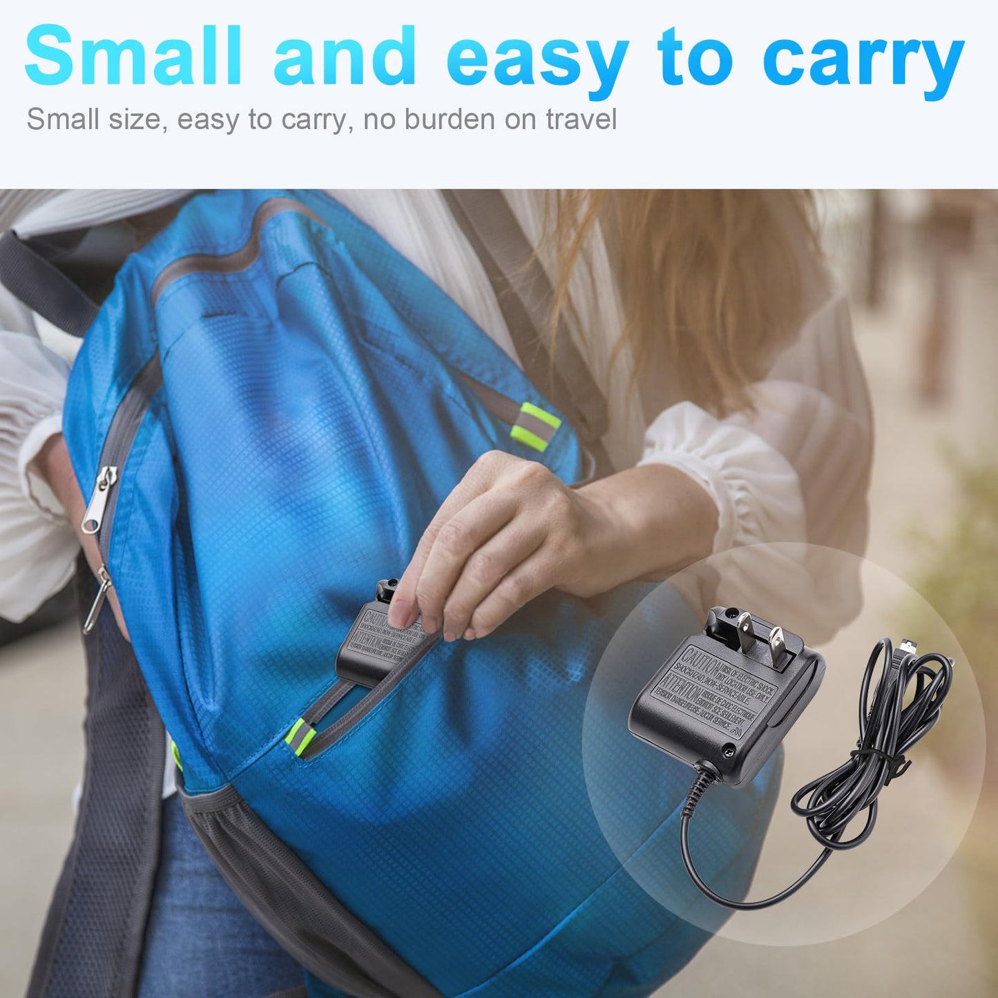 Finera Charger for Gameboy Advance SP - AC Adapter, 5.2V 450mAh, Black, Compatible with Nintendo DS, Wall Travel Power Supply