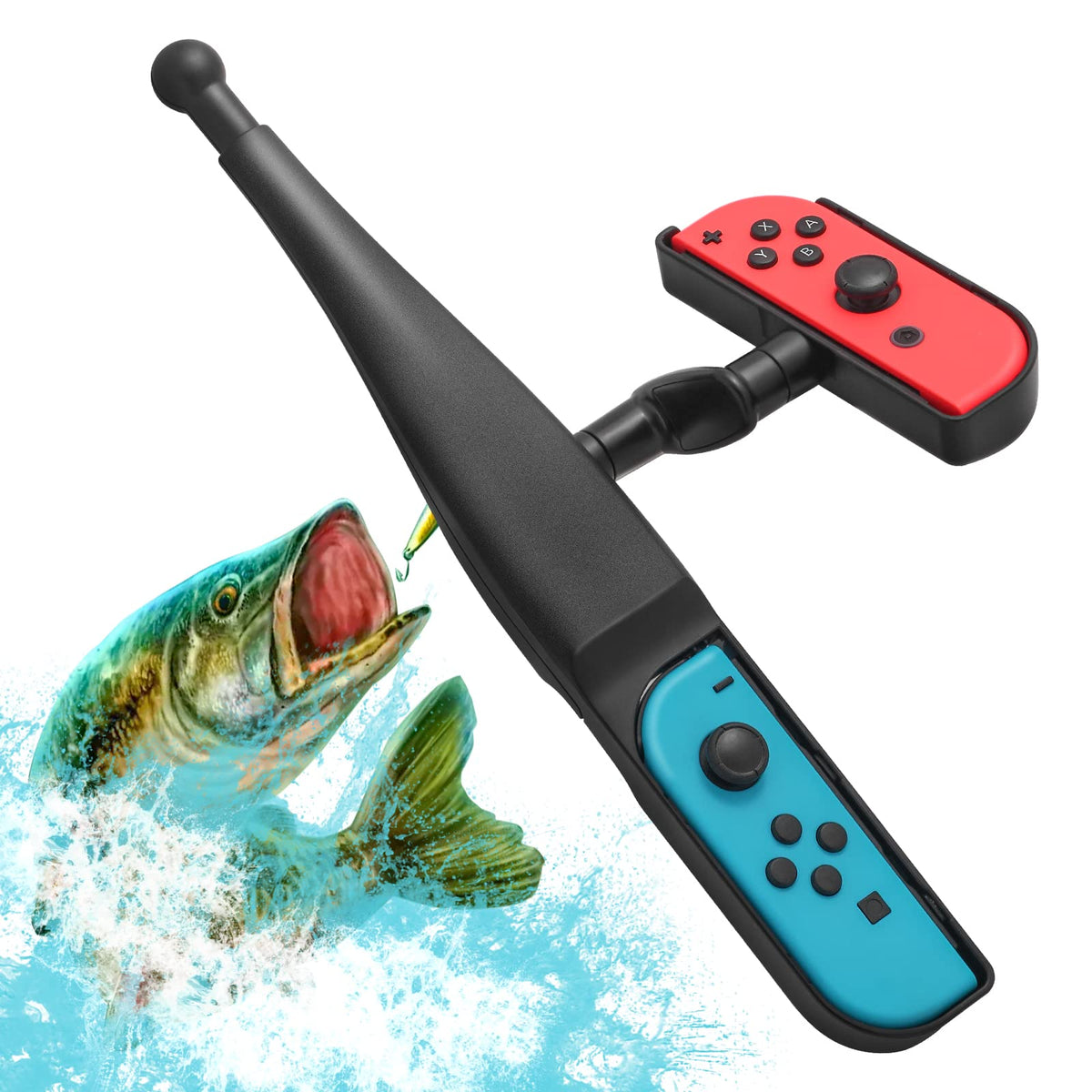 Fishing Rod for Nintendo Switch Fishing Game Accessories Compatible with Nintendo Switch Legendary Fishing - Nintendo Switch Standard Edition and Bass Pro Shops: The Strike Championship Edition