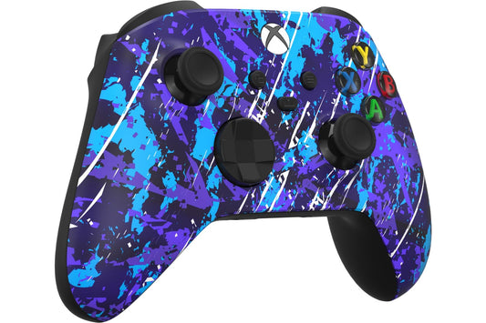 Custom Controllerzz Wireless Controller for Xbox Series X/S & One - Custom Soft Touch Feel - X/S Midnight Surge