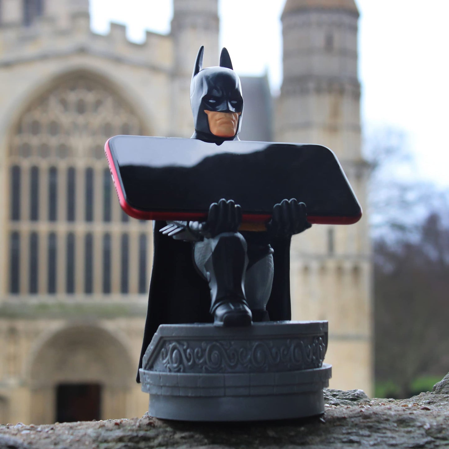 Exquisite Gaming Batman Mobile Phone & Gaming Controller Holder, Multicolor, Model CGCRDC300130, Licensed Figure